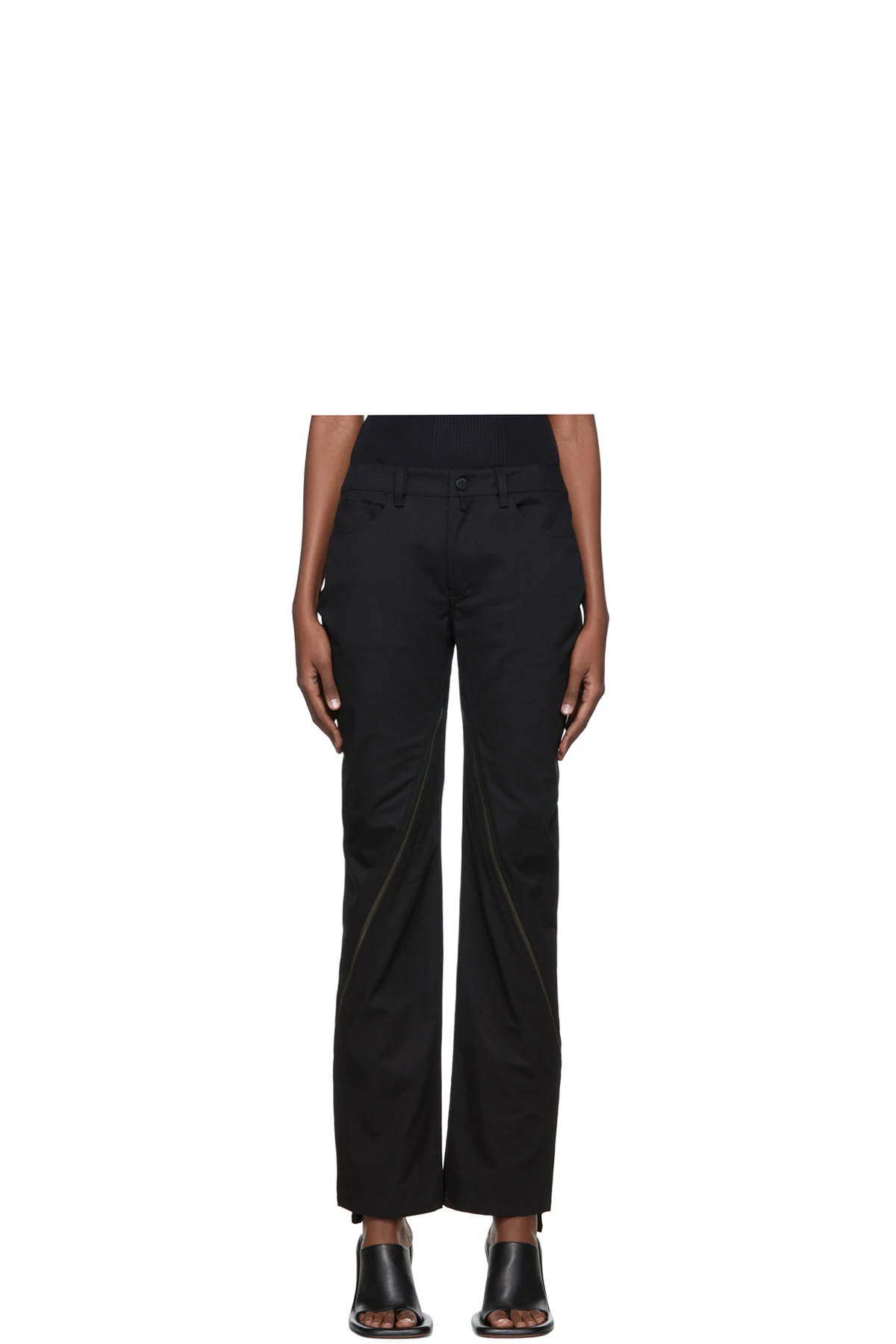 Black Organic Cotton Trousers