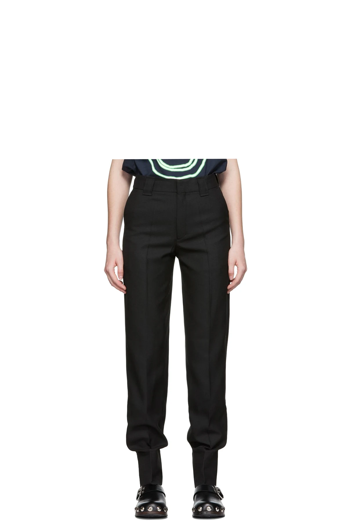 Black Summer Suiting Trousers