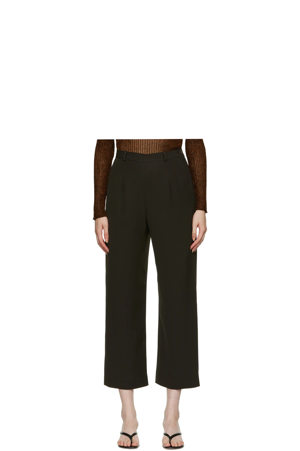 SSENSE Exclusive Brown Alix Trousers