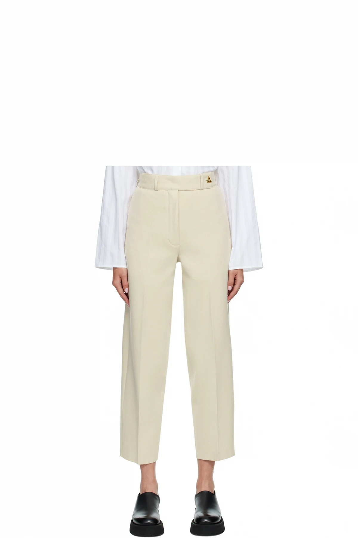 Beige Madeleine Trousers