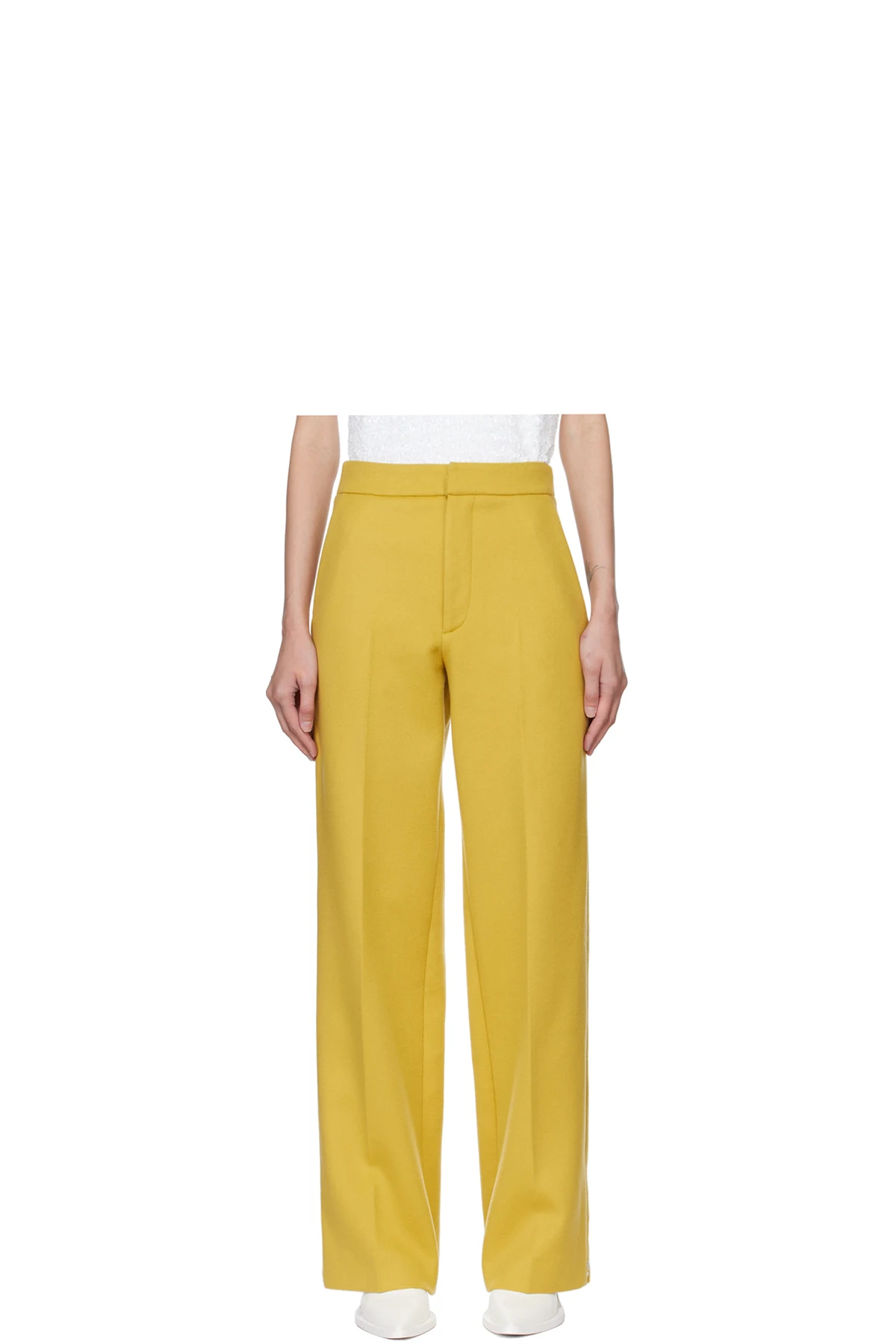 Yellow Zip Trousers