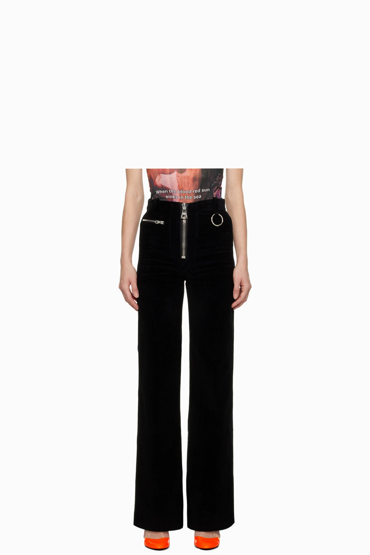Black O-Ring Trousers