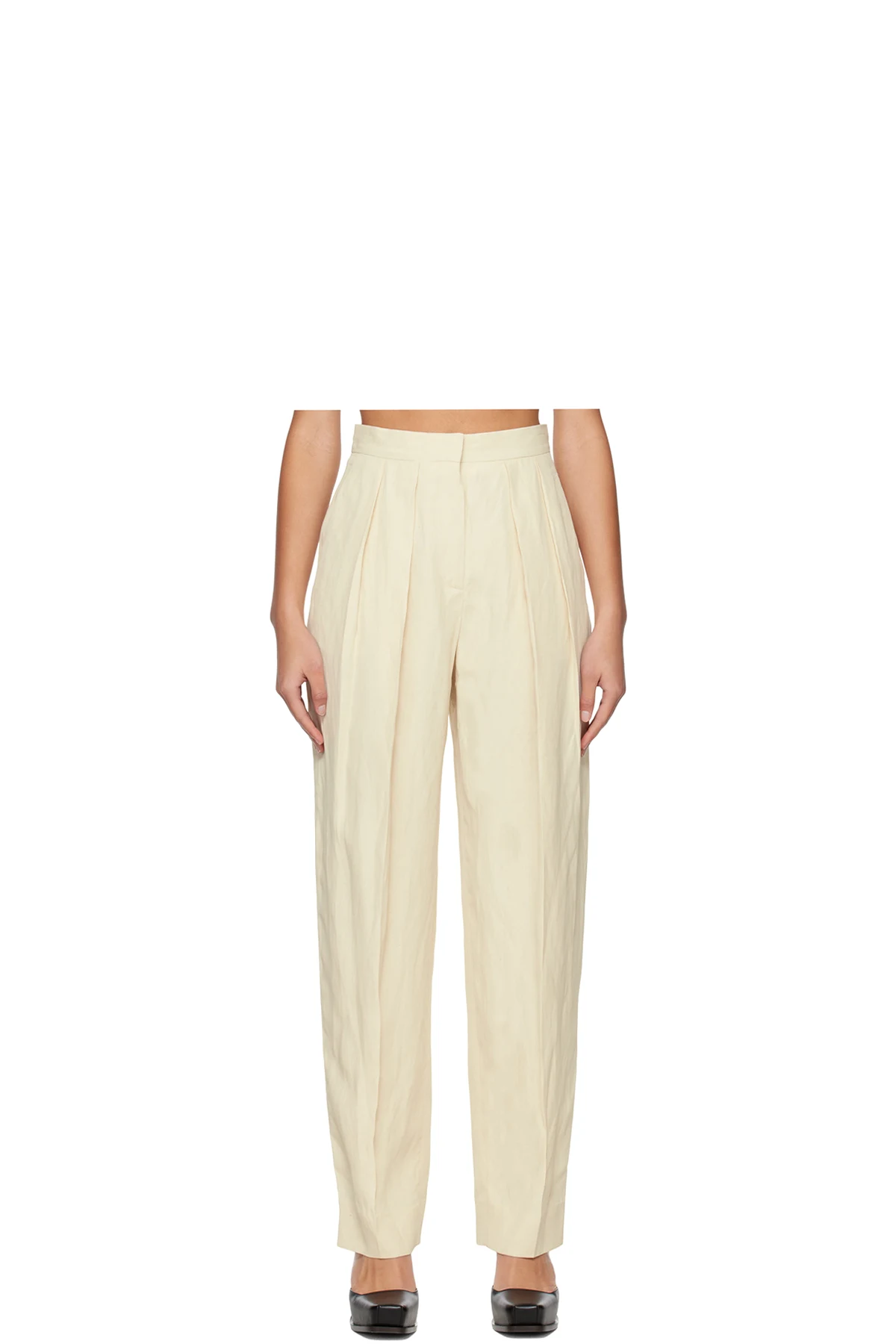 Off-White Pleated Trousers