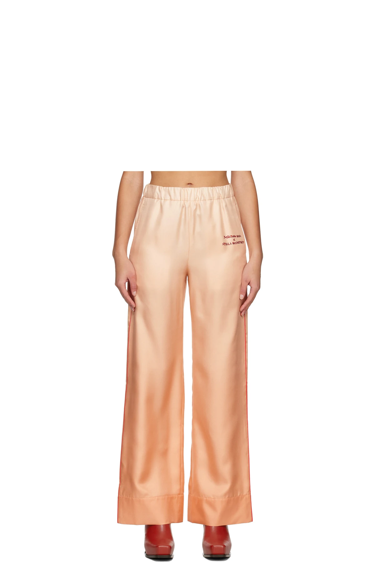 Pink Printed Trousers