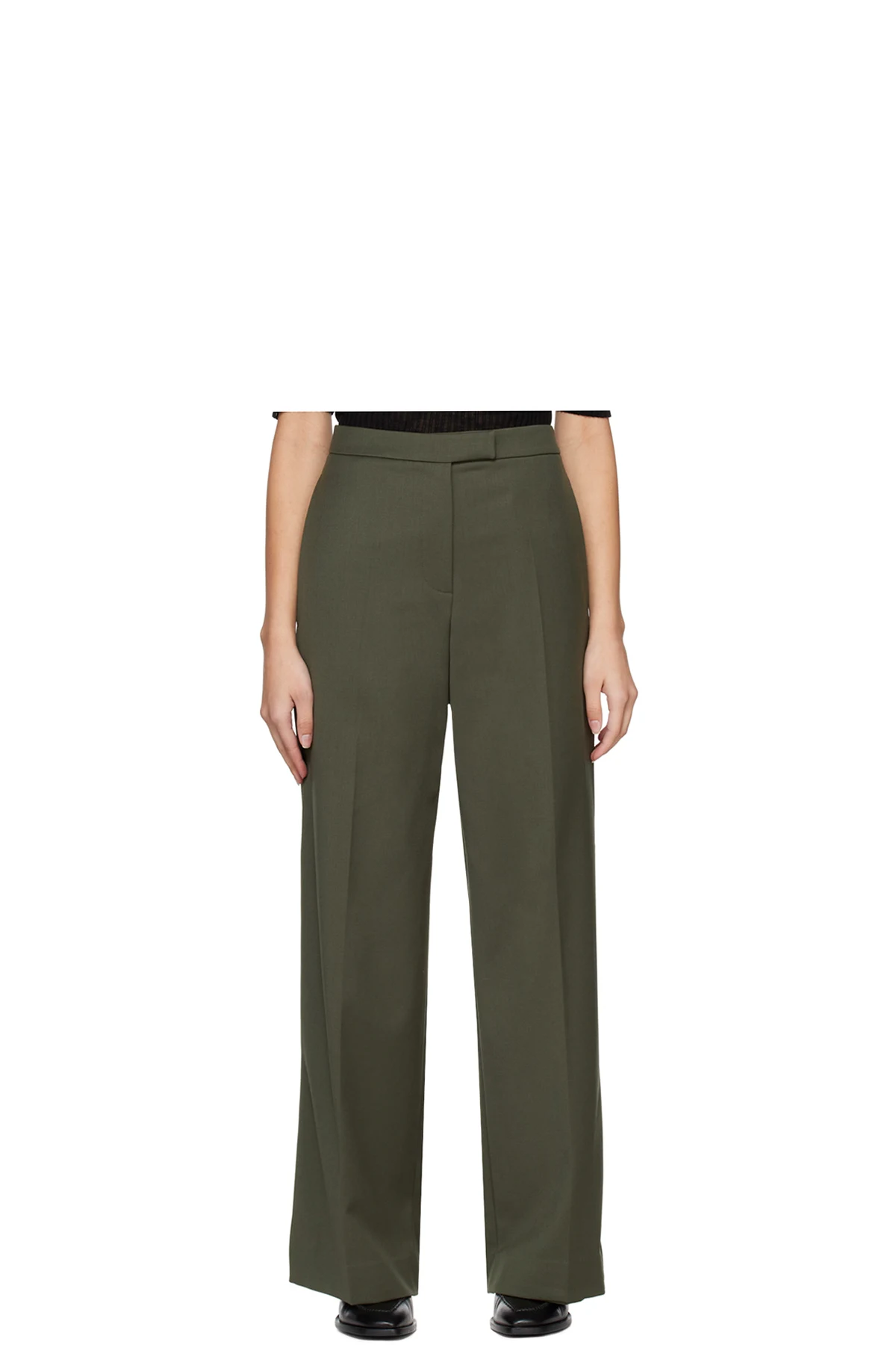 Khaki Flap Trousers