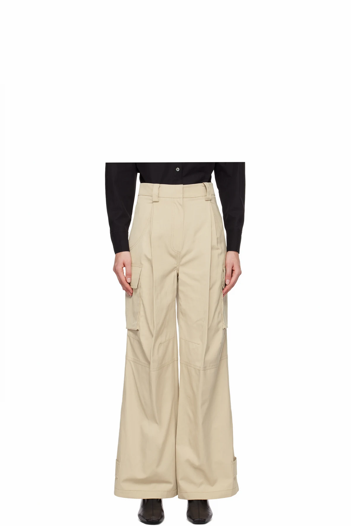 Beige Cargo Pant