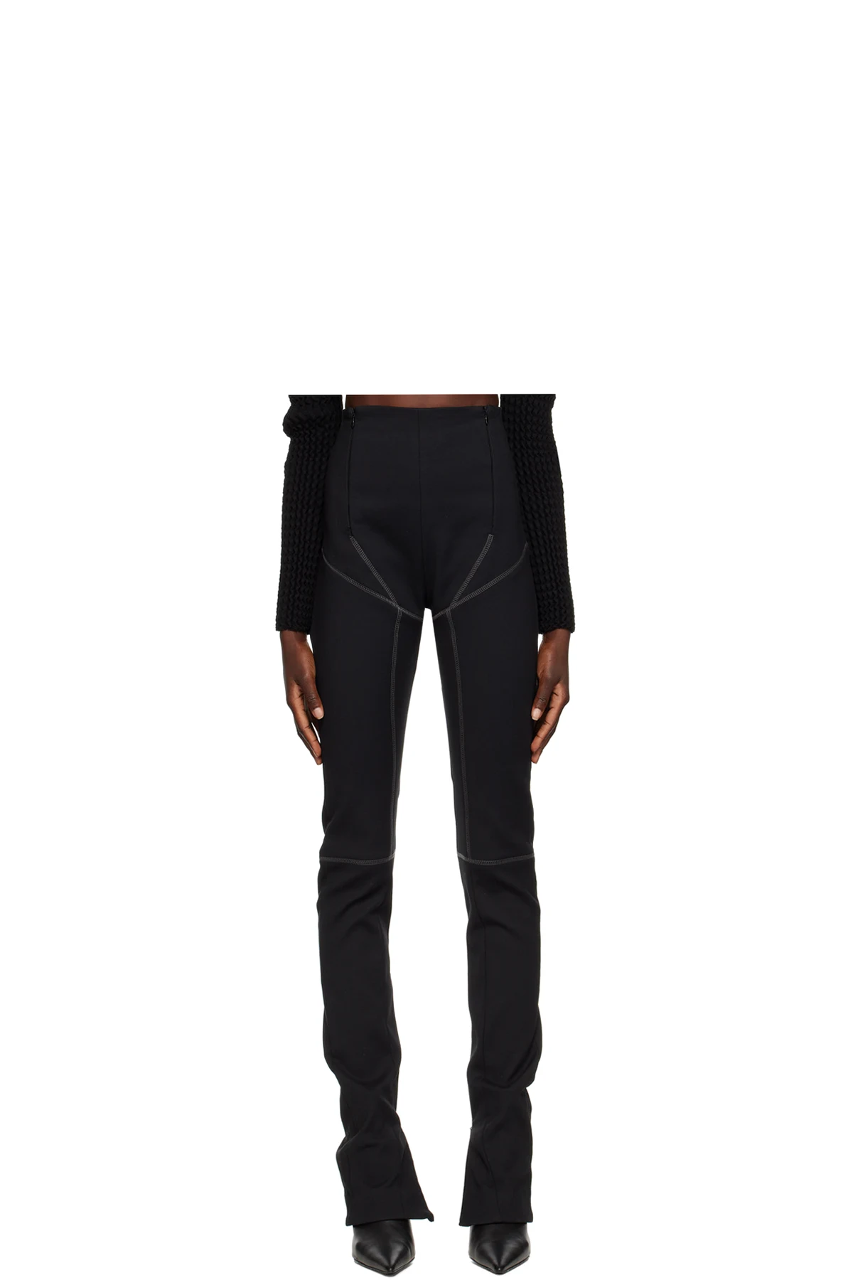 Black Scuba Trousers
