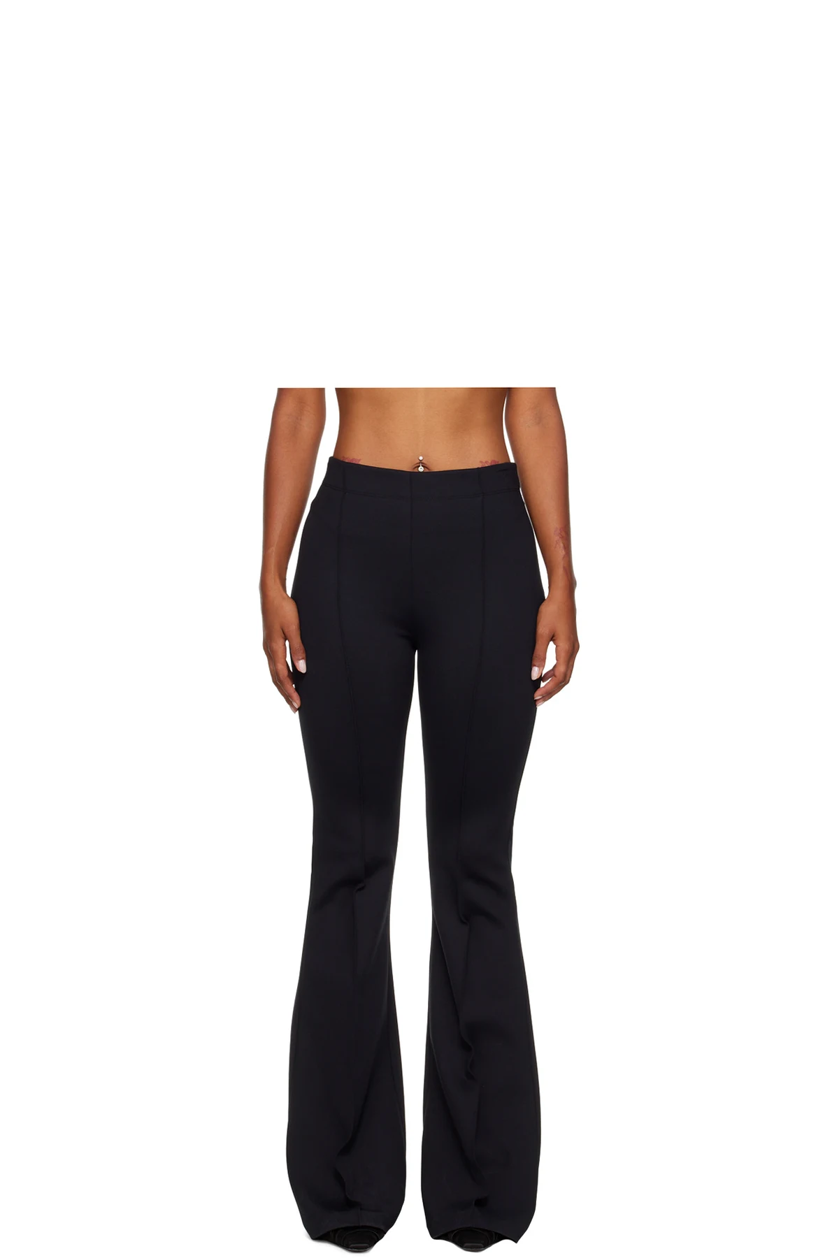 Black Scuba Trousers