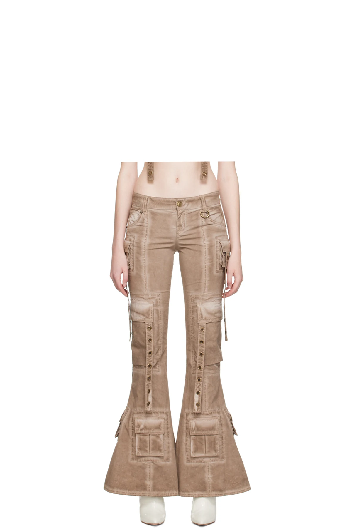 Brown Strap Trousers