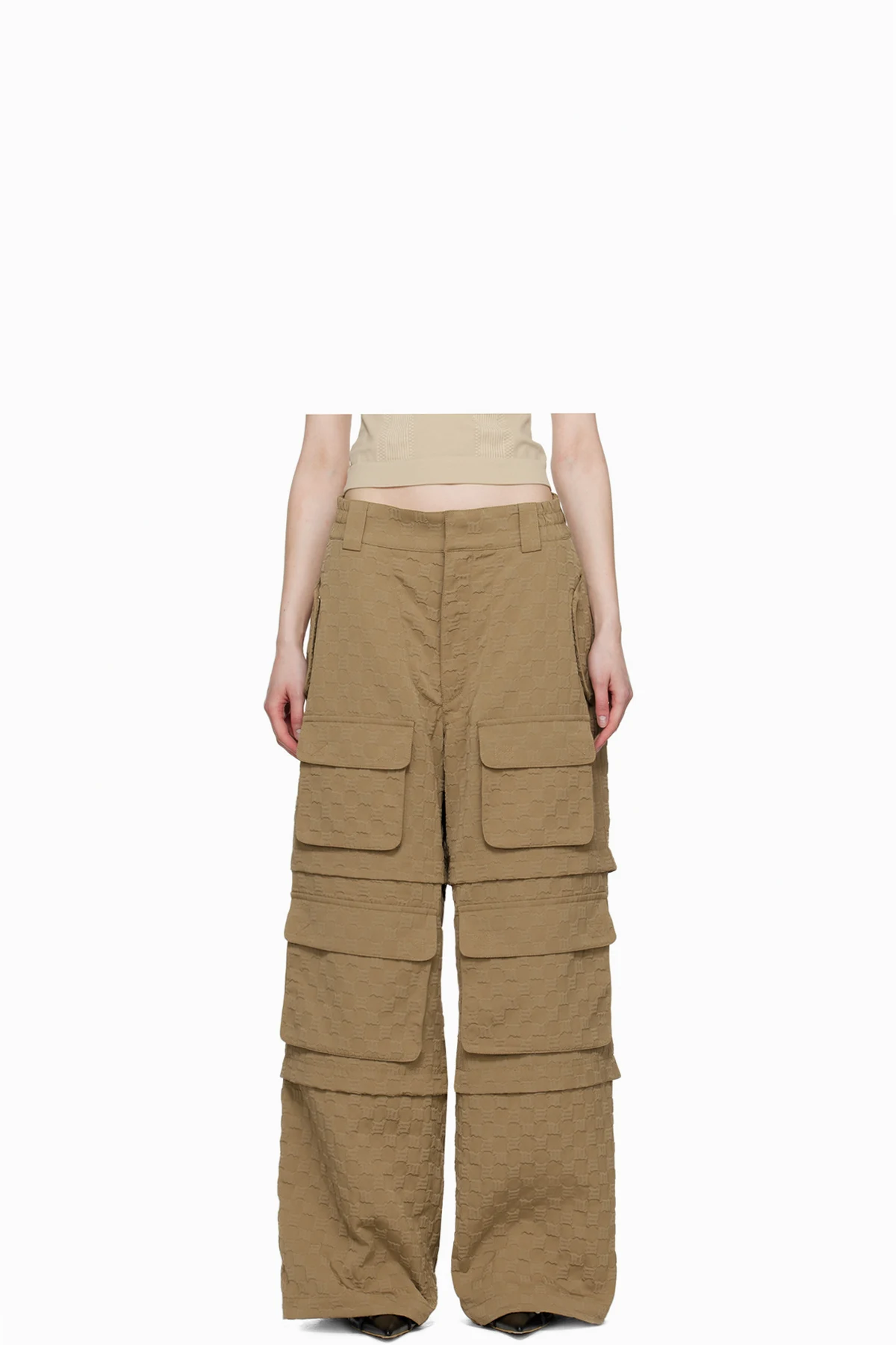 SSENSE Exclusive Khaki Jordan Barrett Edition Trousers