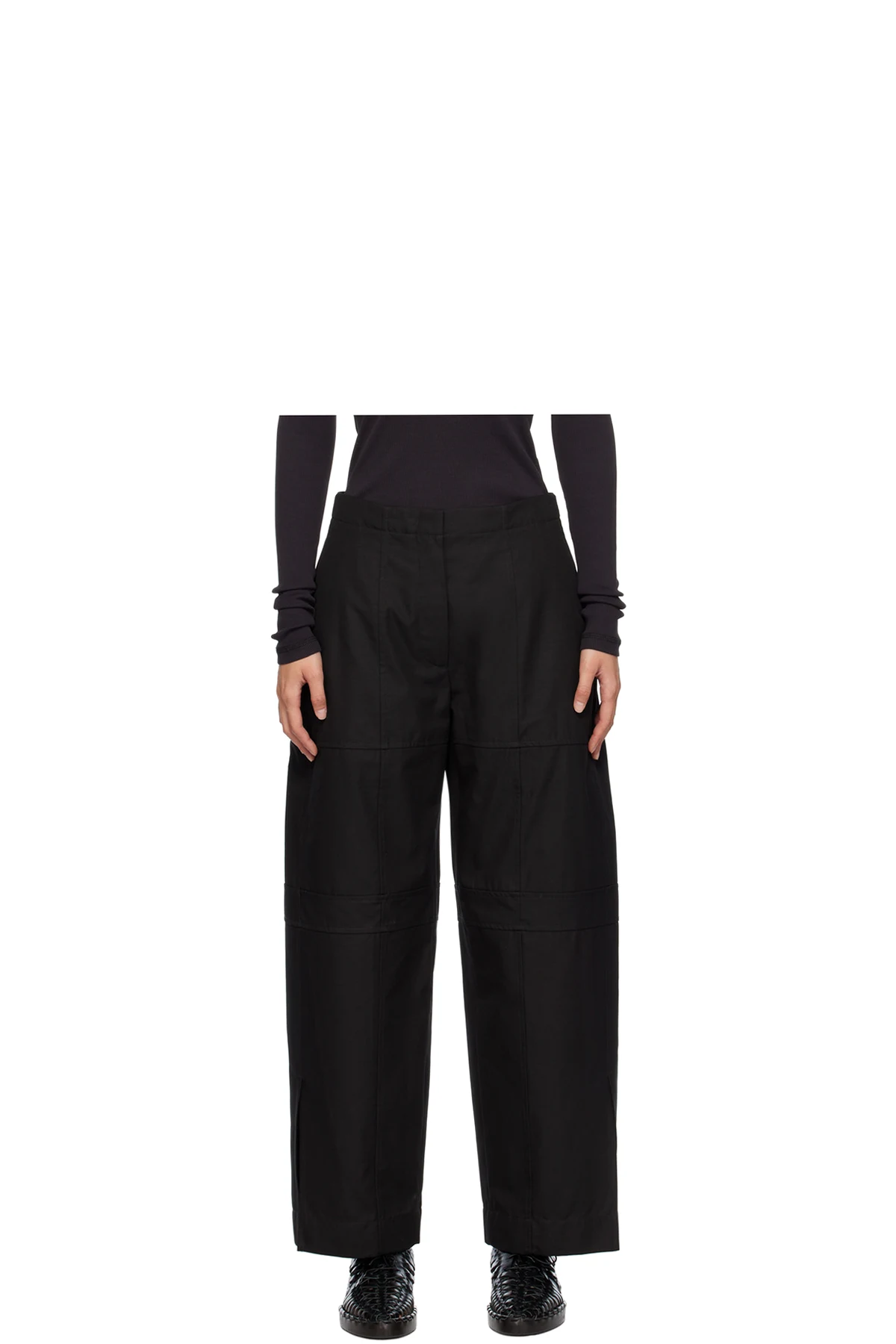 Black Water-Repellent Trousers