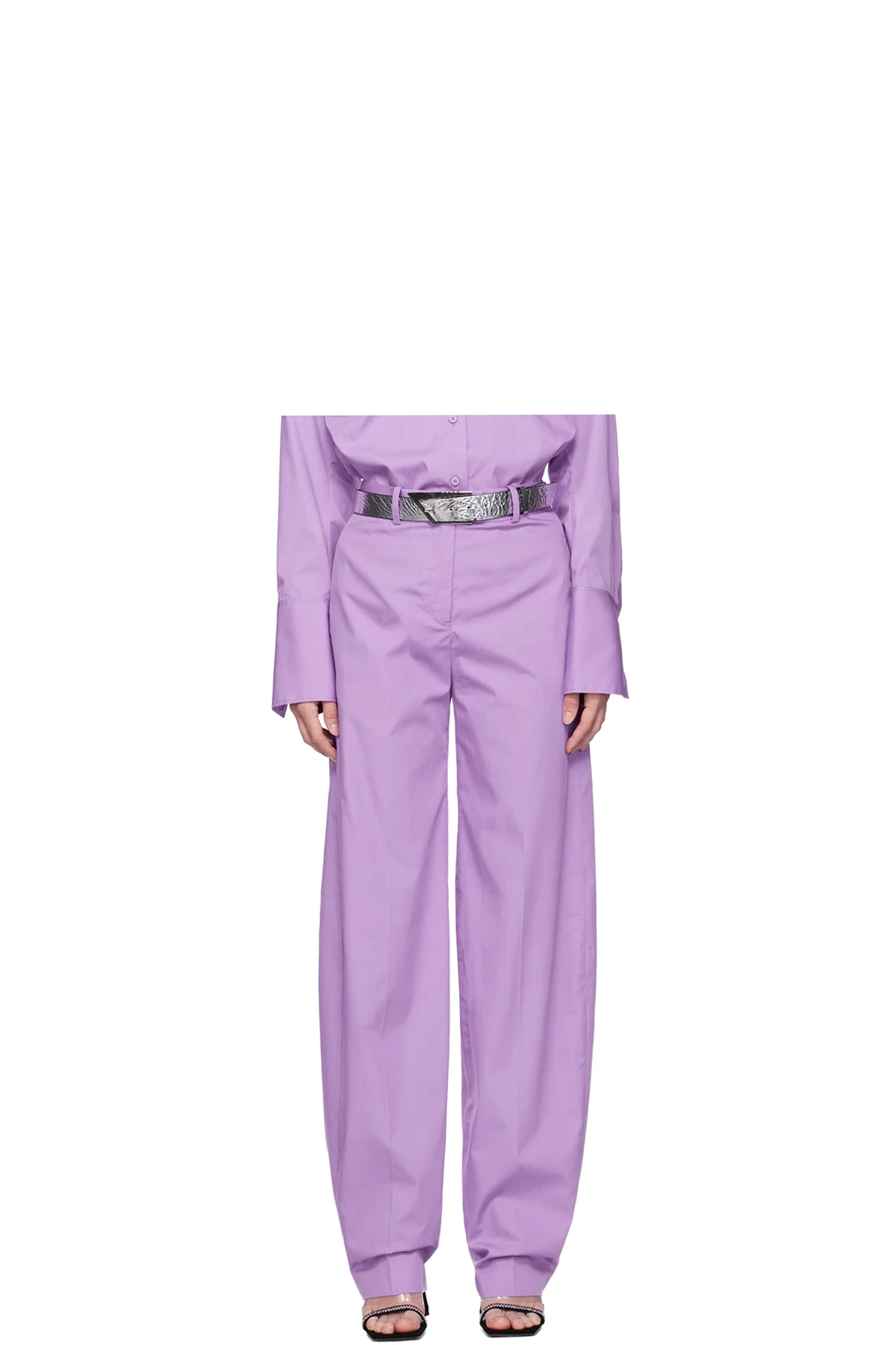 Purple Jagger Trousers