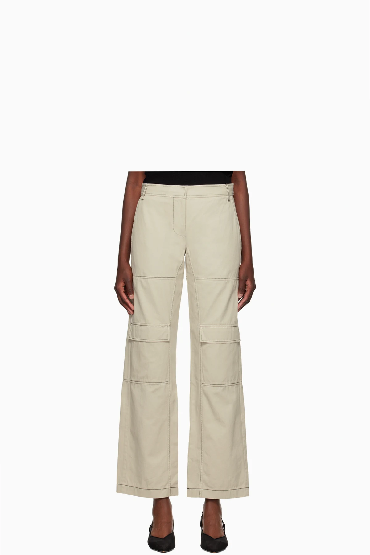 Beige Flynn Trousers
