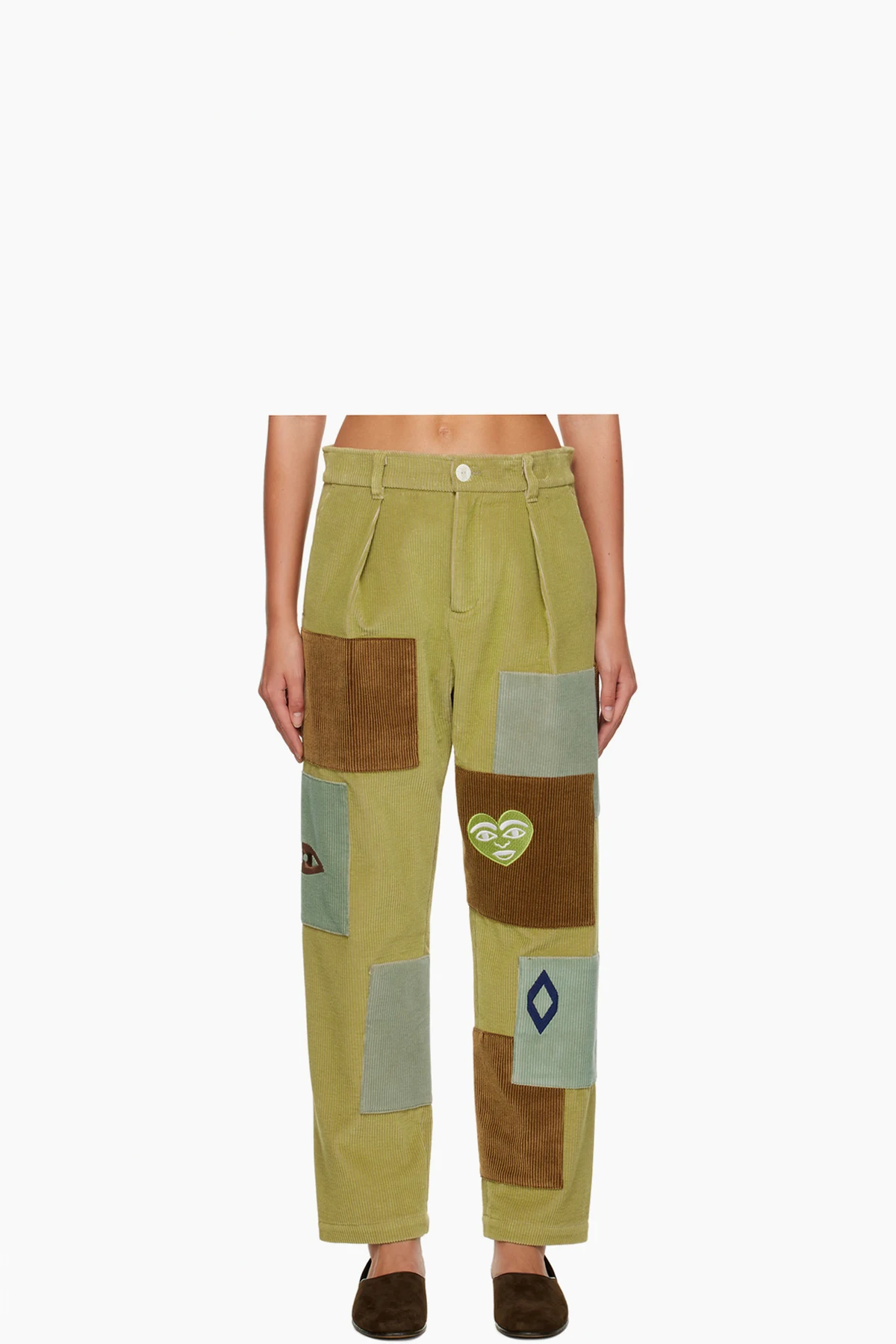 Green Patch Trousers