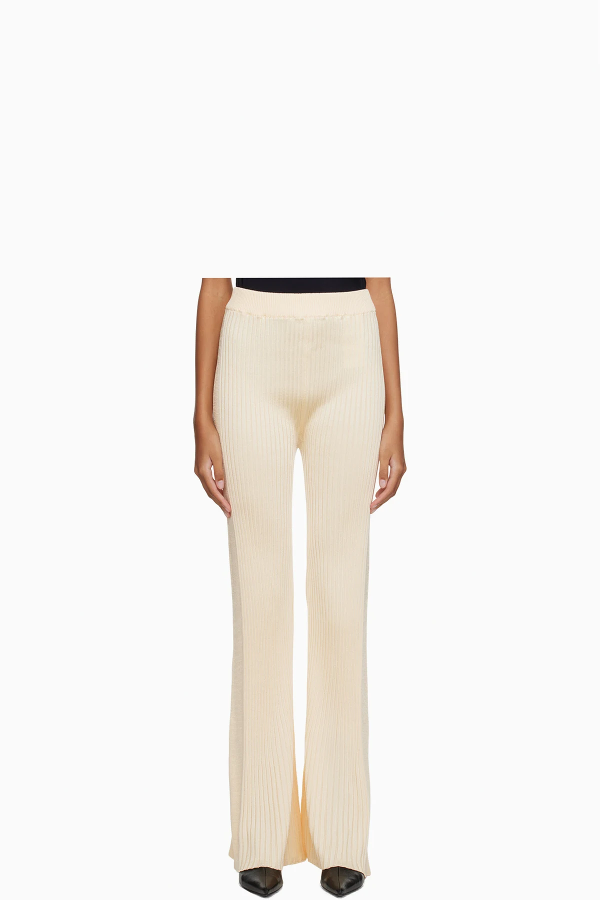 Orange Flared Trousers