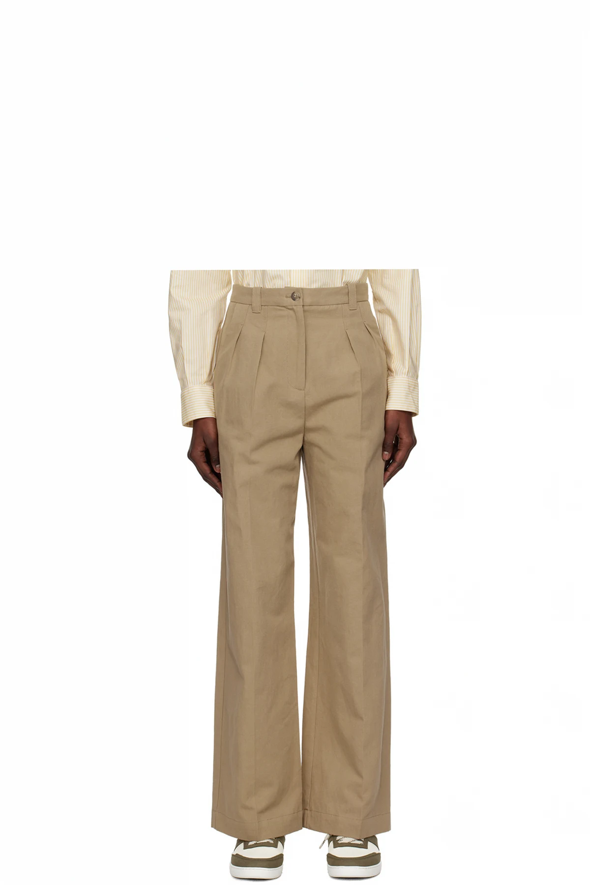 Beige Tressie Trousers