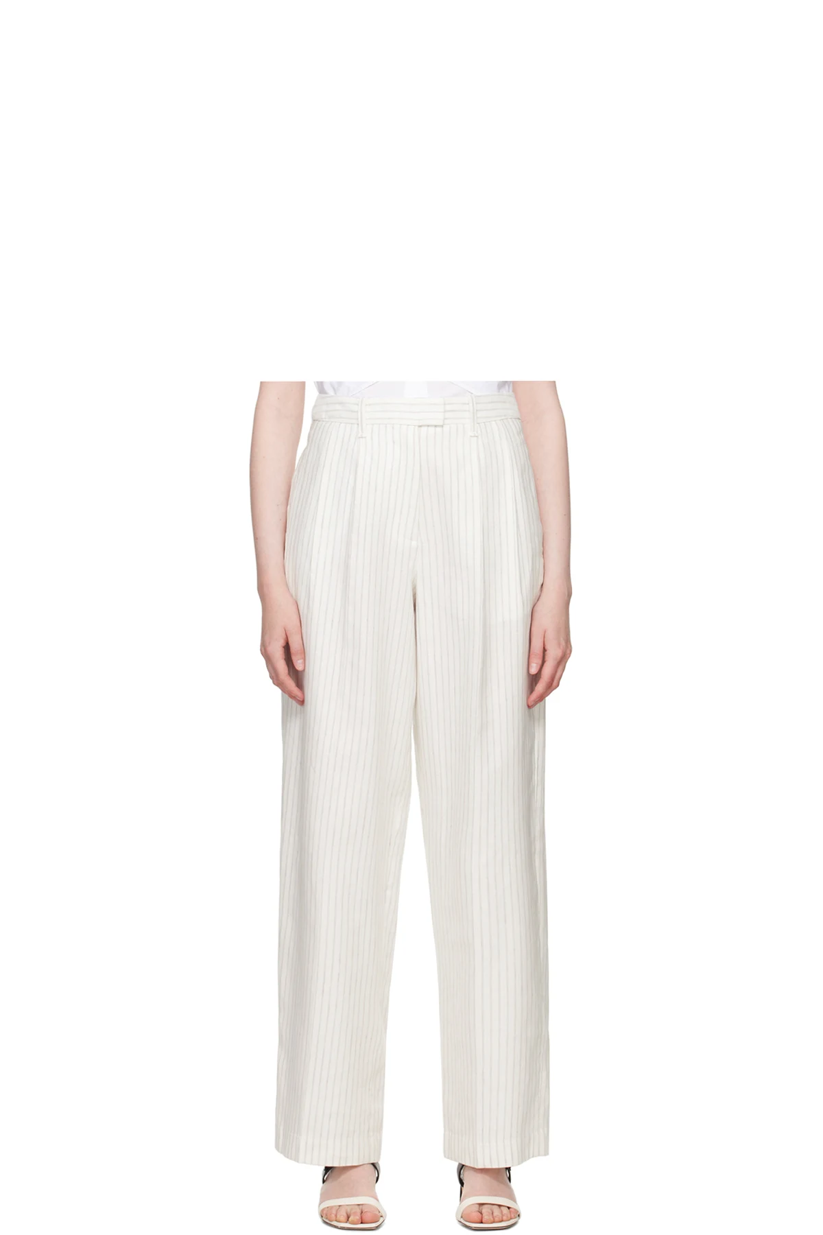 White Newman Trousers