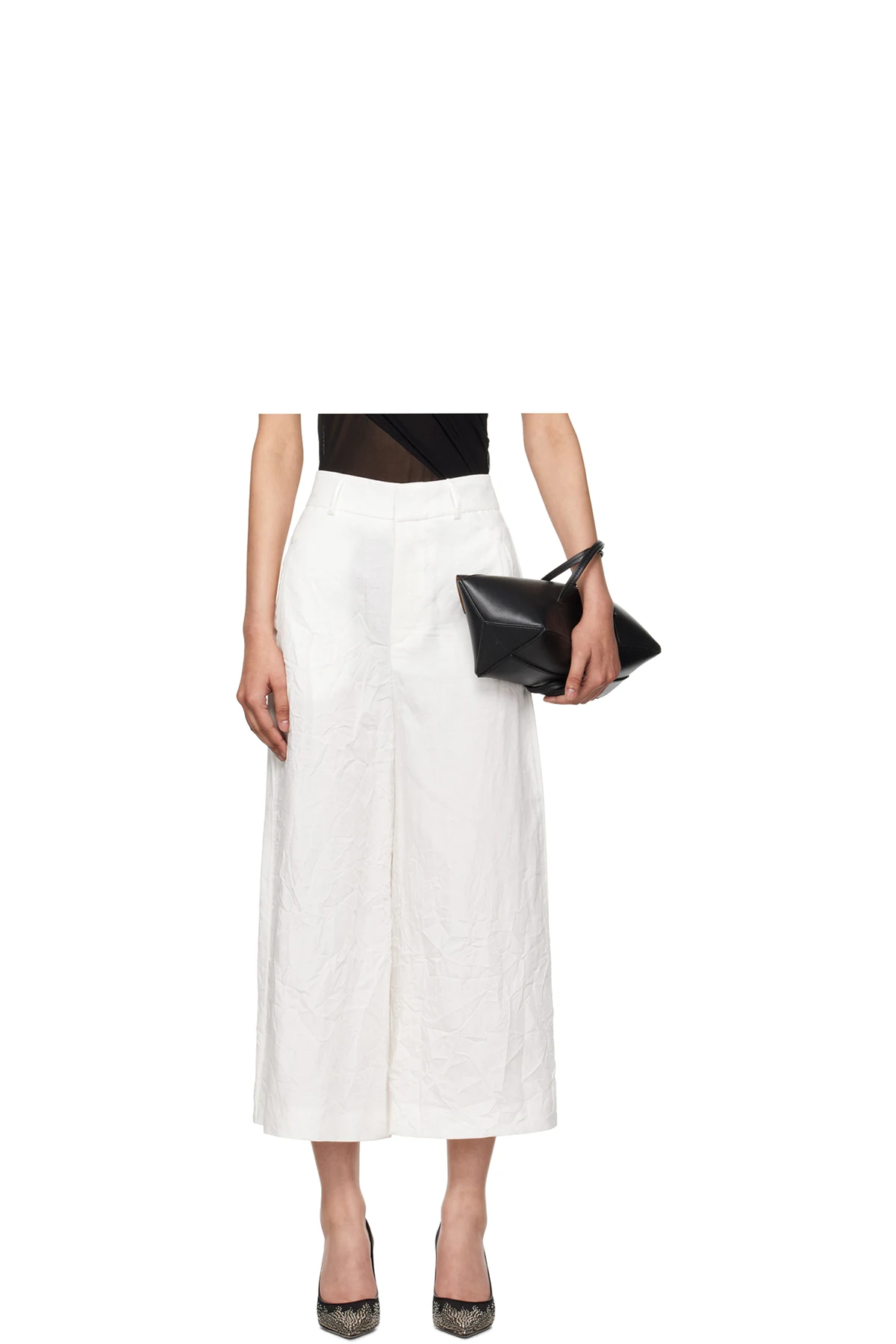 White Bannu Trousers