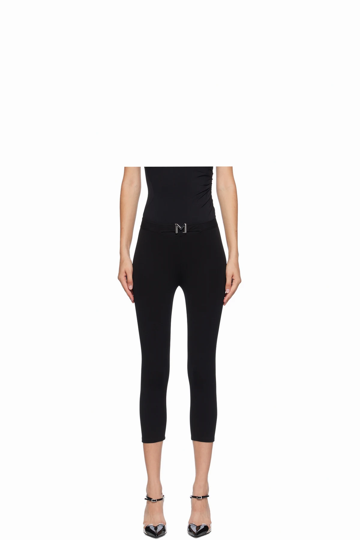 Black M Capri Trousers