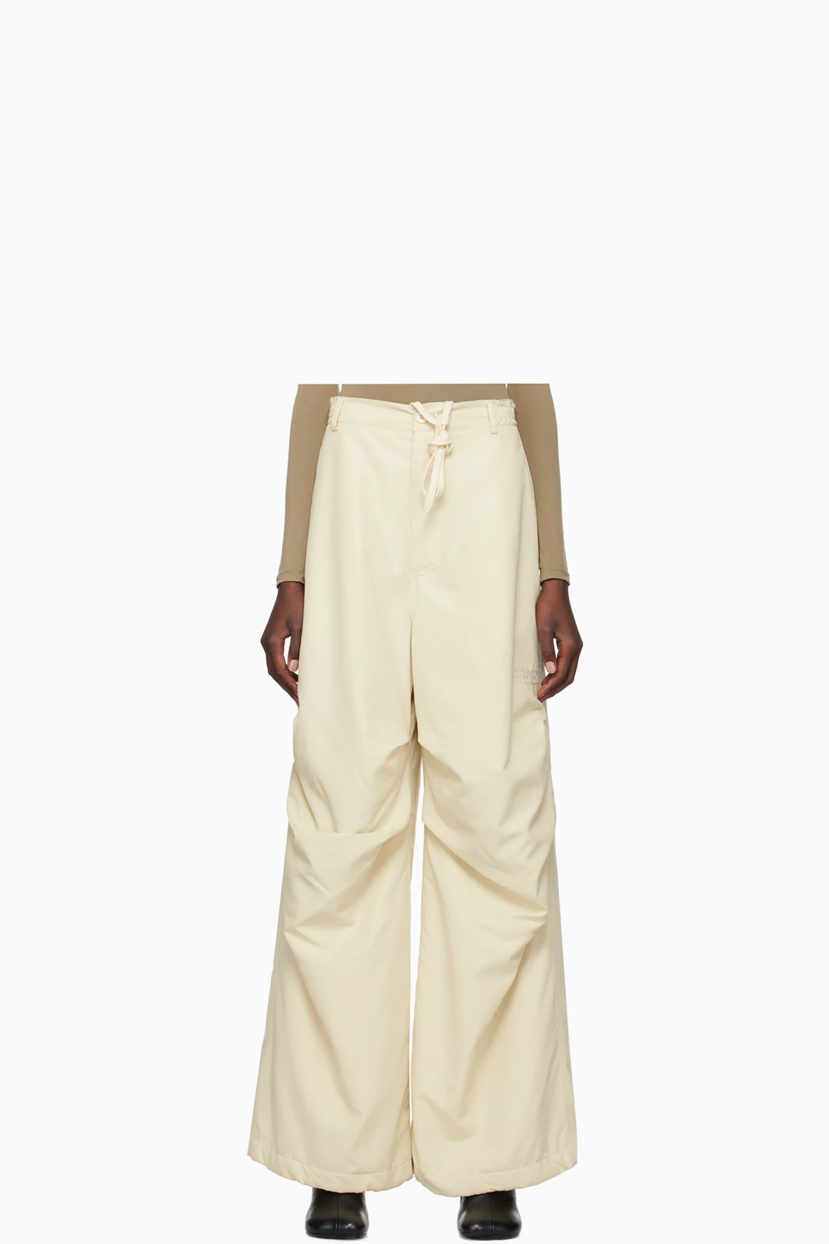 Off-White Wide-Leg Trousers