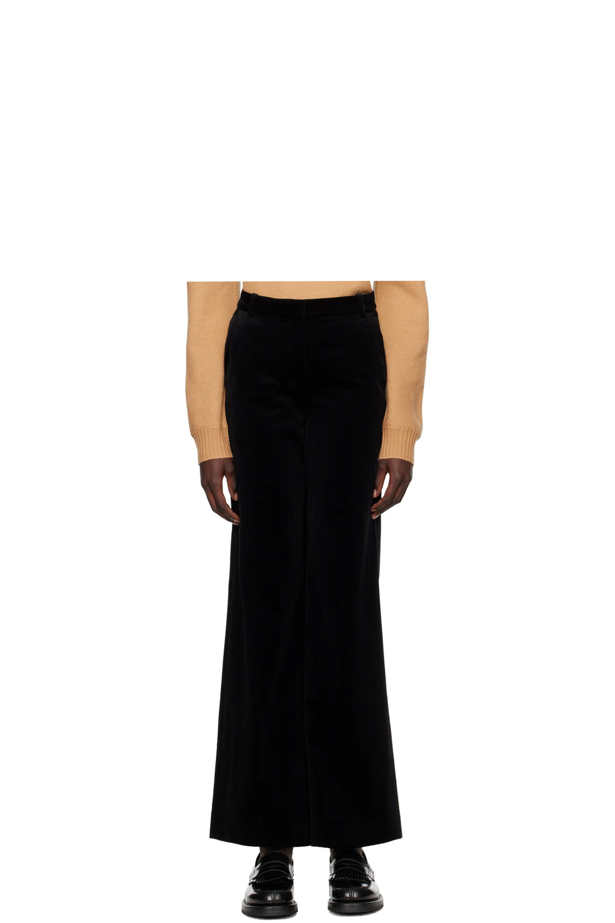 Black Margaret Trousers