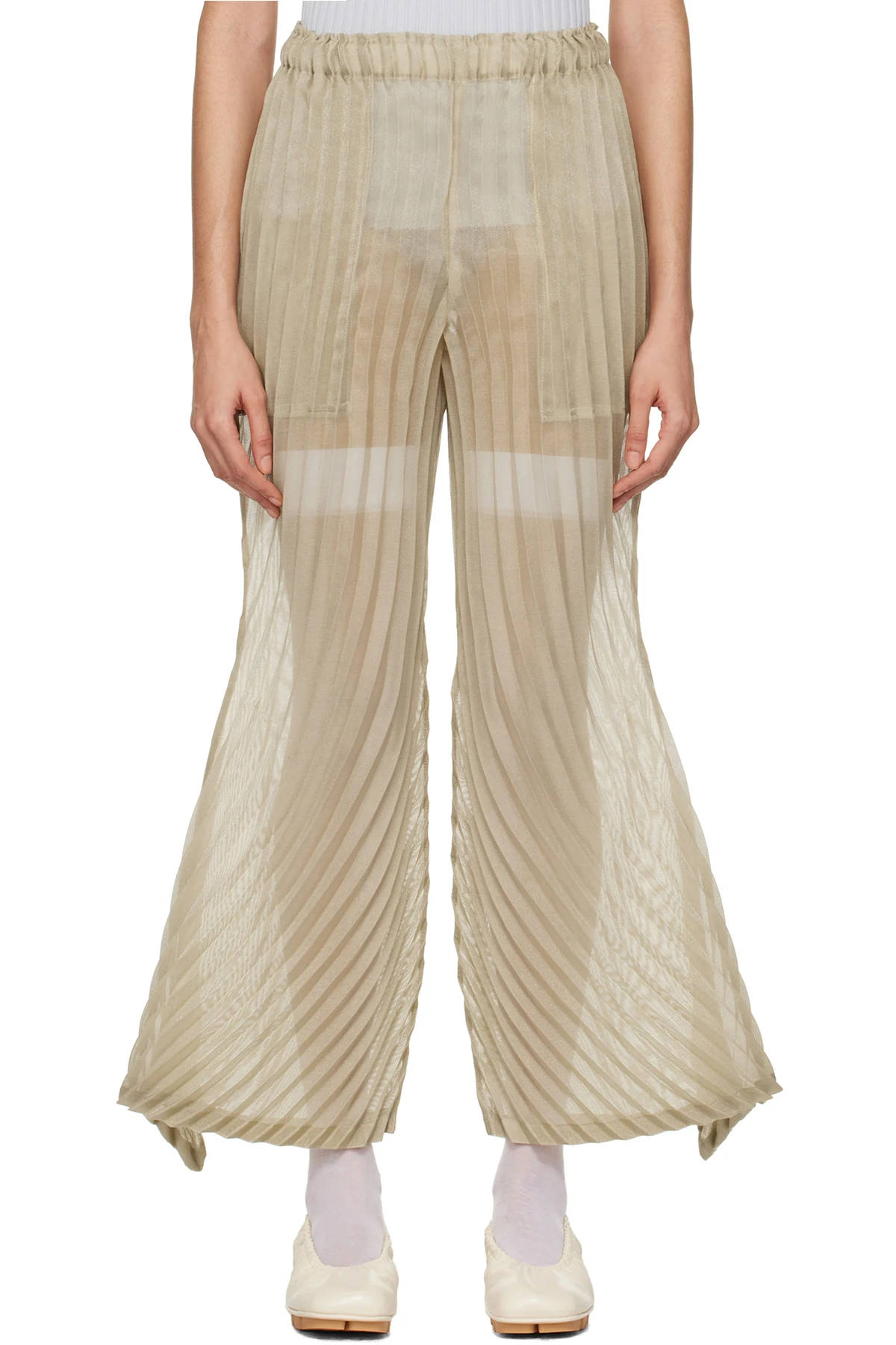 Beige Wander Trousers