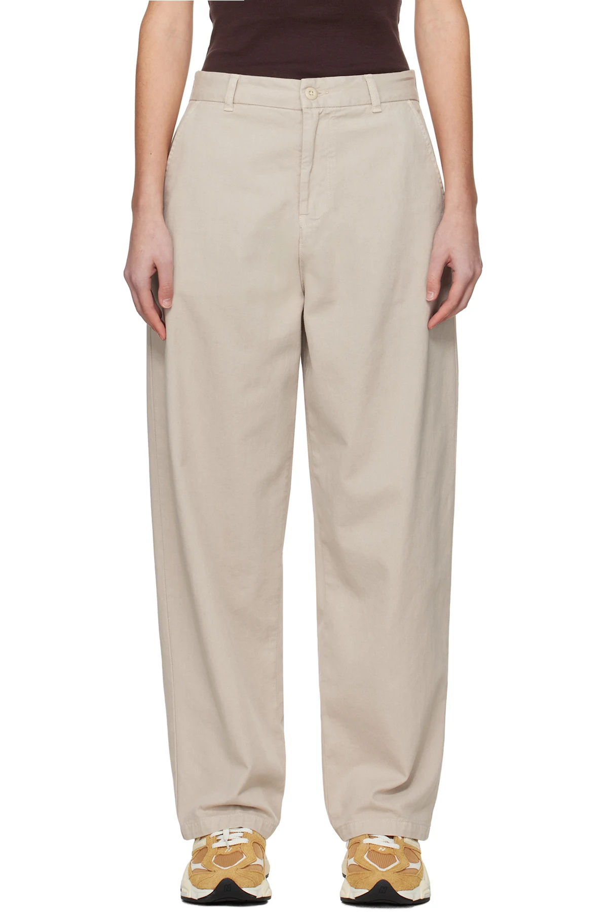 Beige Brady Trousers