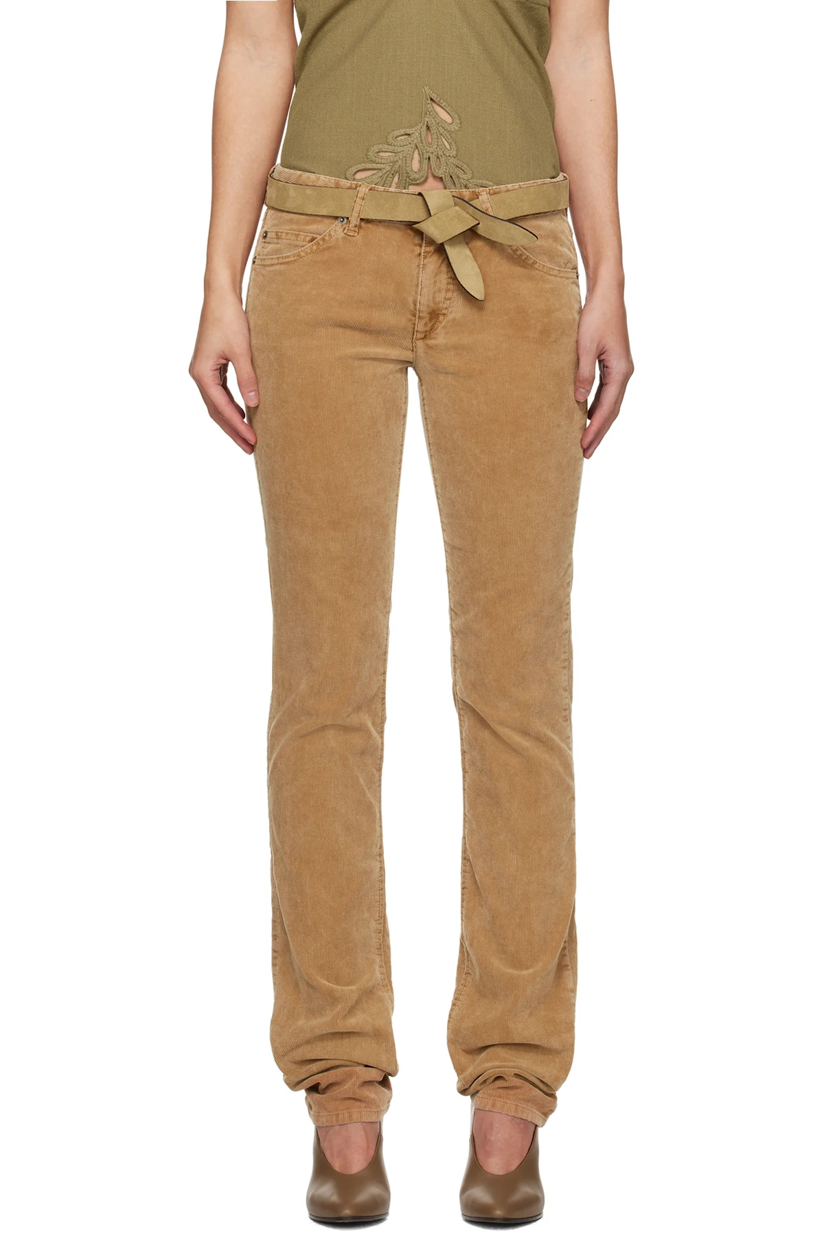 Tan Leniya Trousers