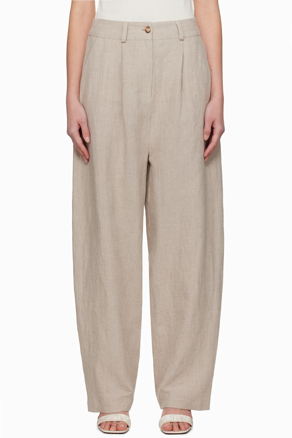Beige Sada Trousers