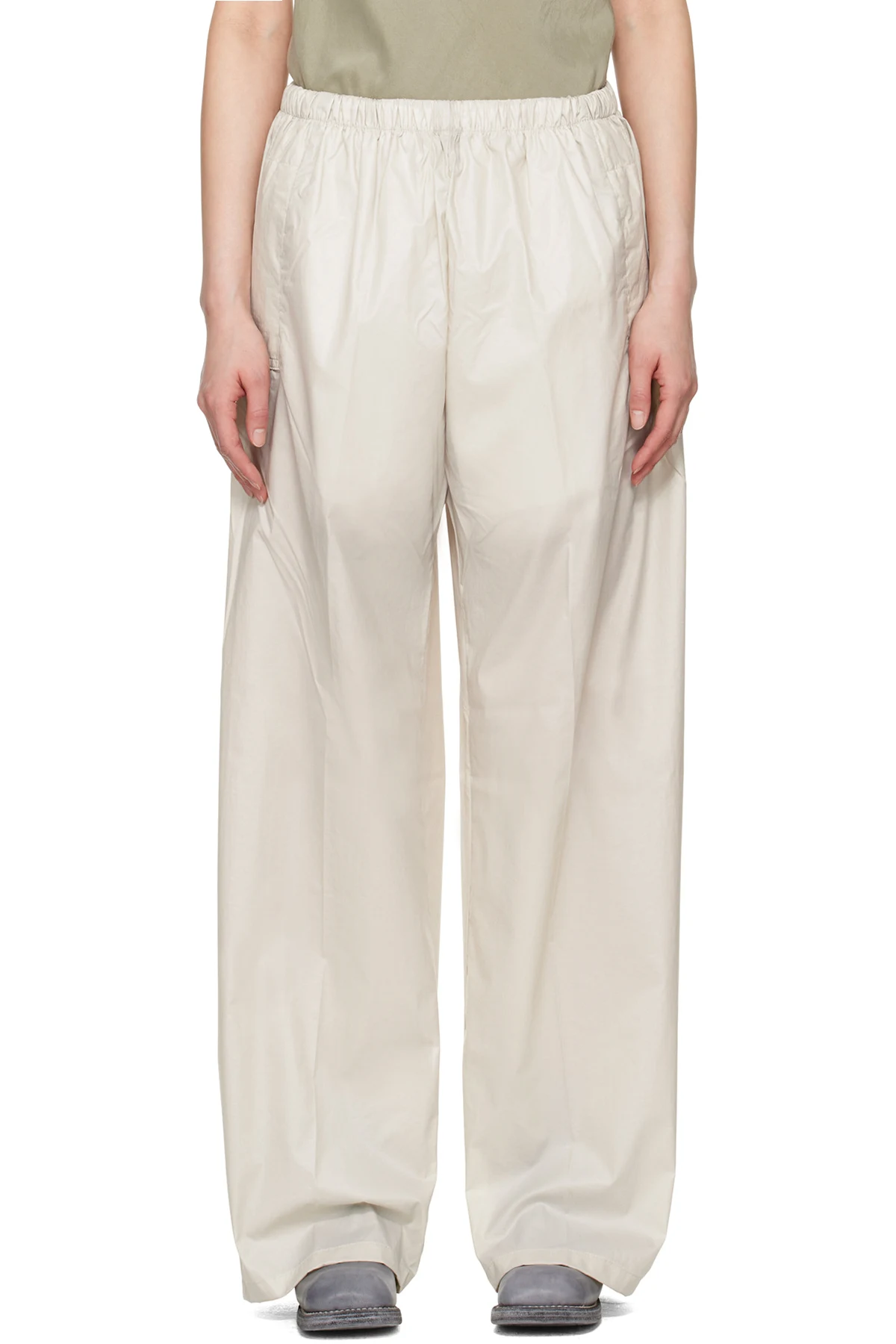 Beige No.287 Technical Flap Pocket Trousers