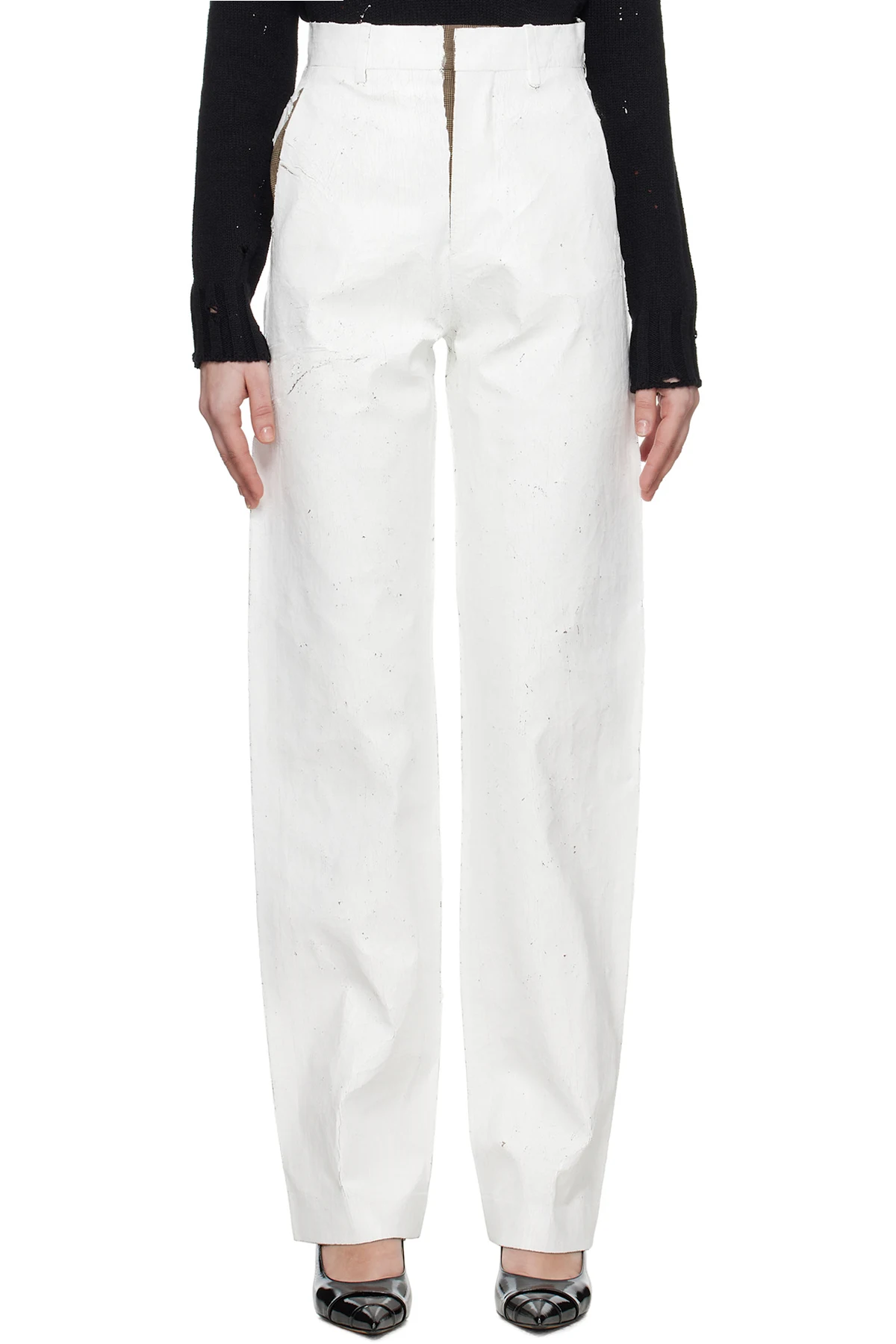 White Tailoring Trousers
