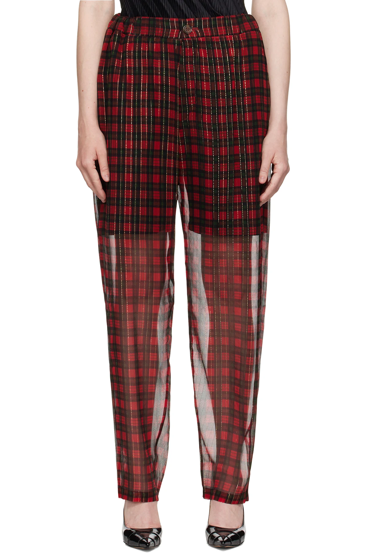 Red UC1E1507 Trousers