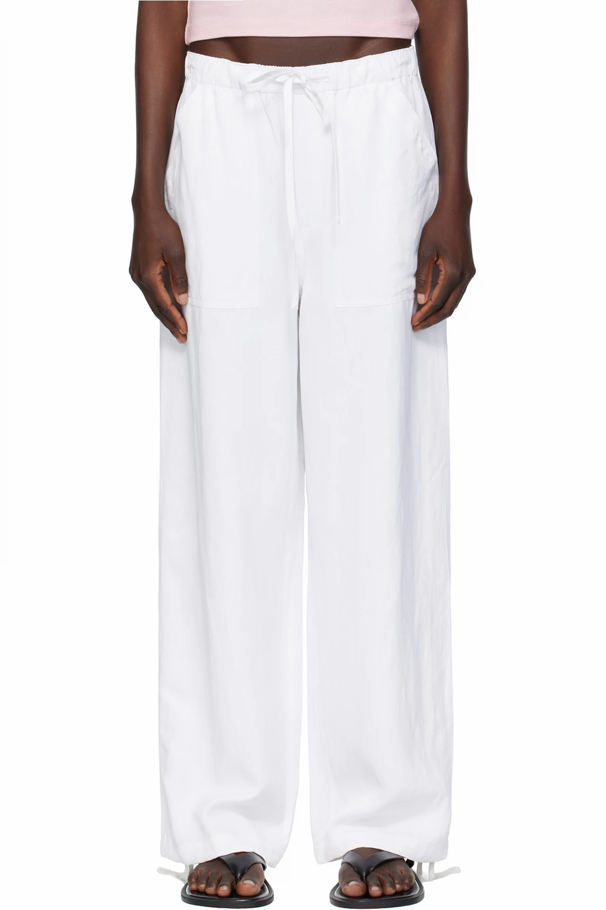 White Adina Beach Trousers