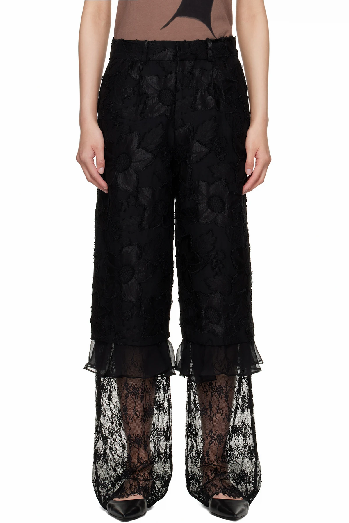 Black Geranium Trousers