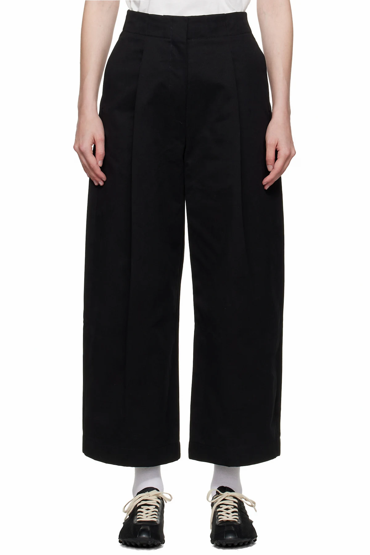 Black Dordoni Volume Trousers