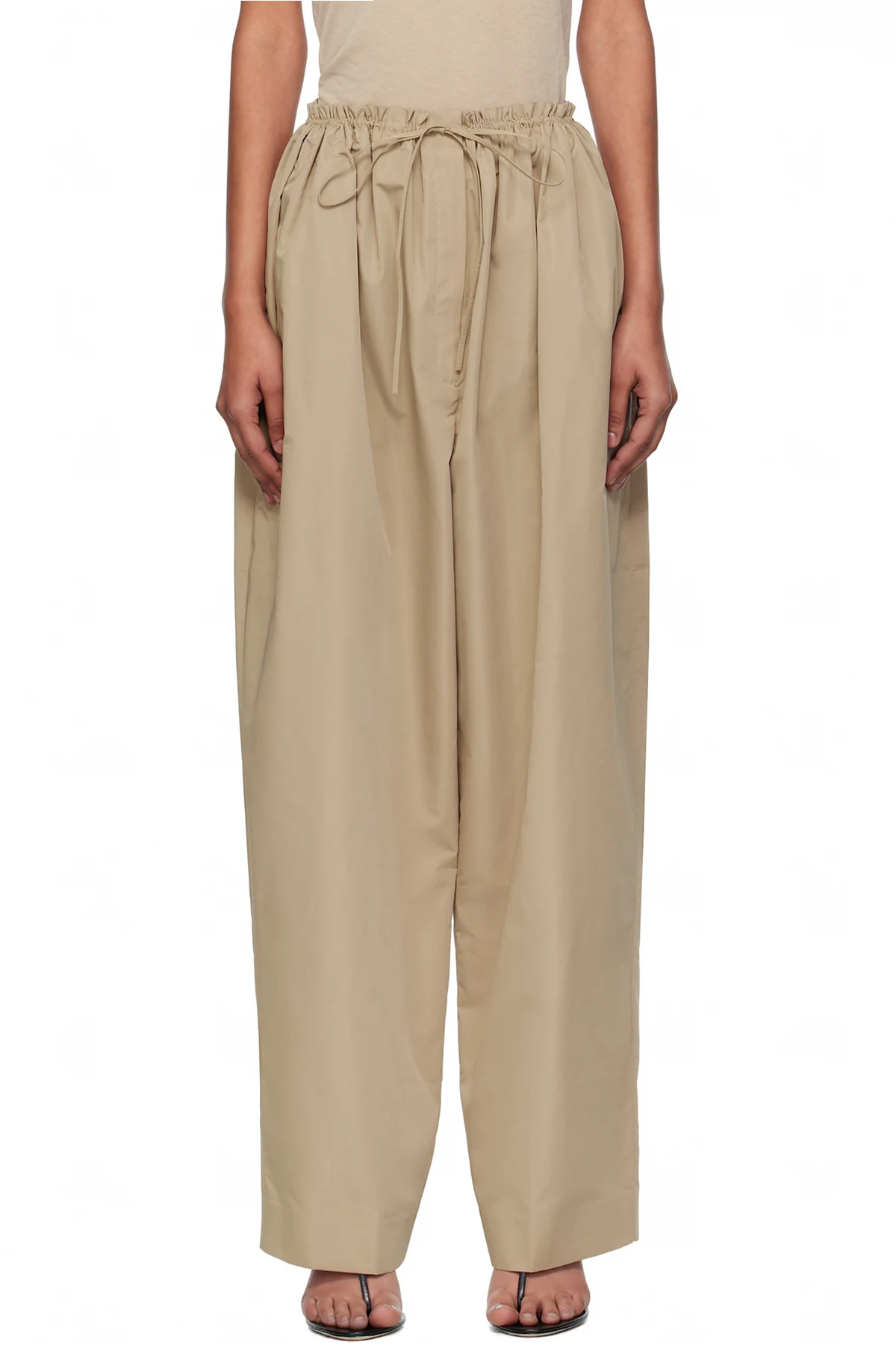 Beige Catalina Trousers