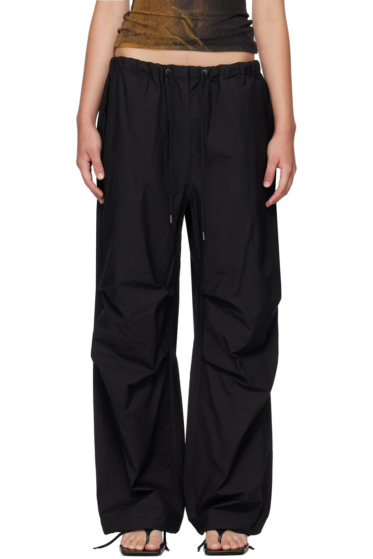Black Relaxed Fit Trousers