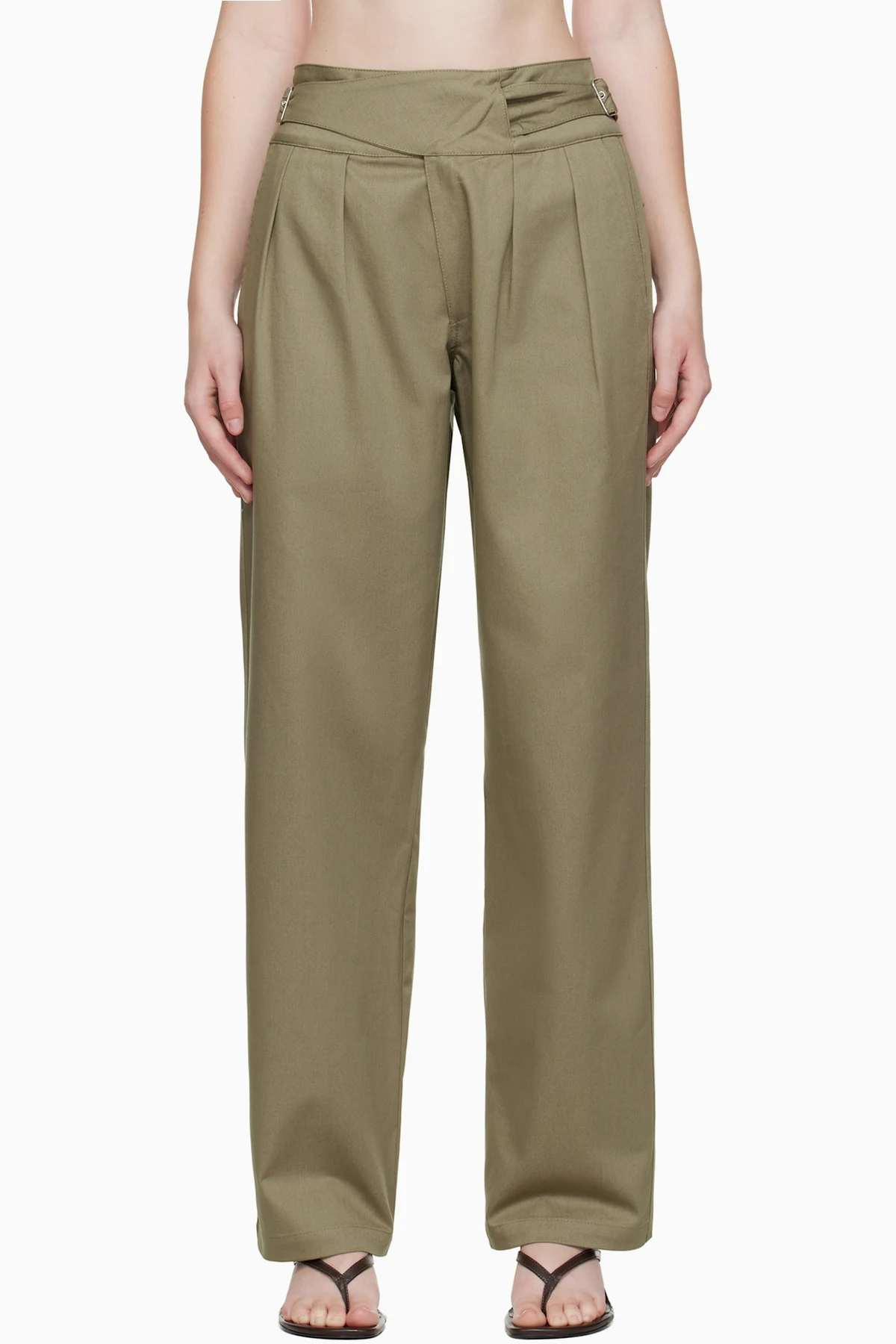 Khaki Martin Trousers