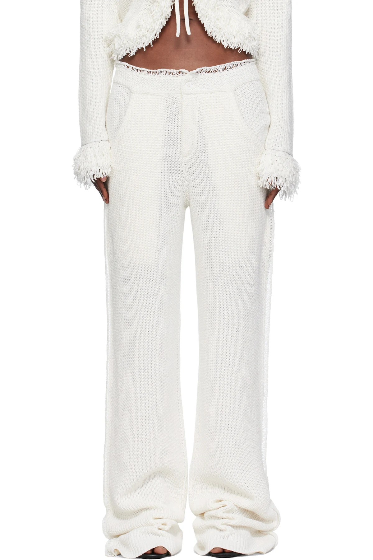 White Mello Trousers