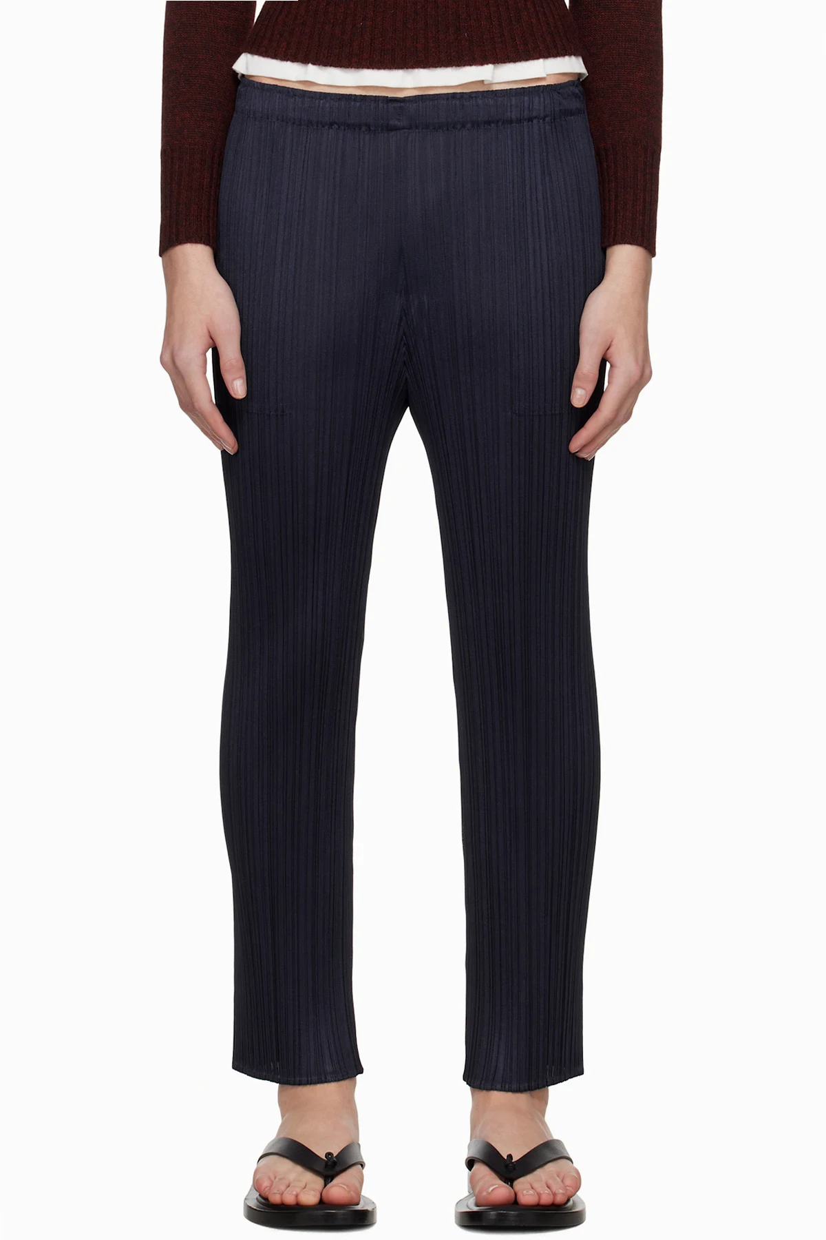 Navy June New Colorful Basics 4 Trousers