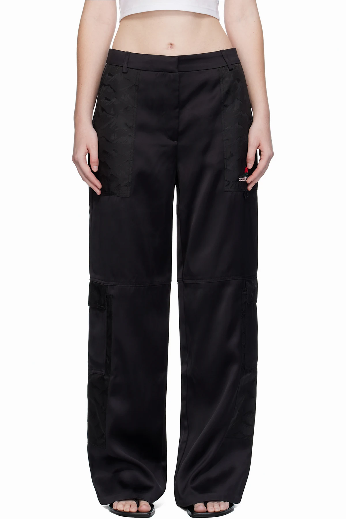 Black Mountain Camo Cargo Trousers