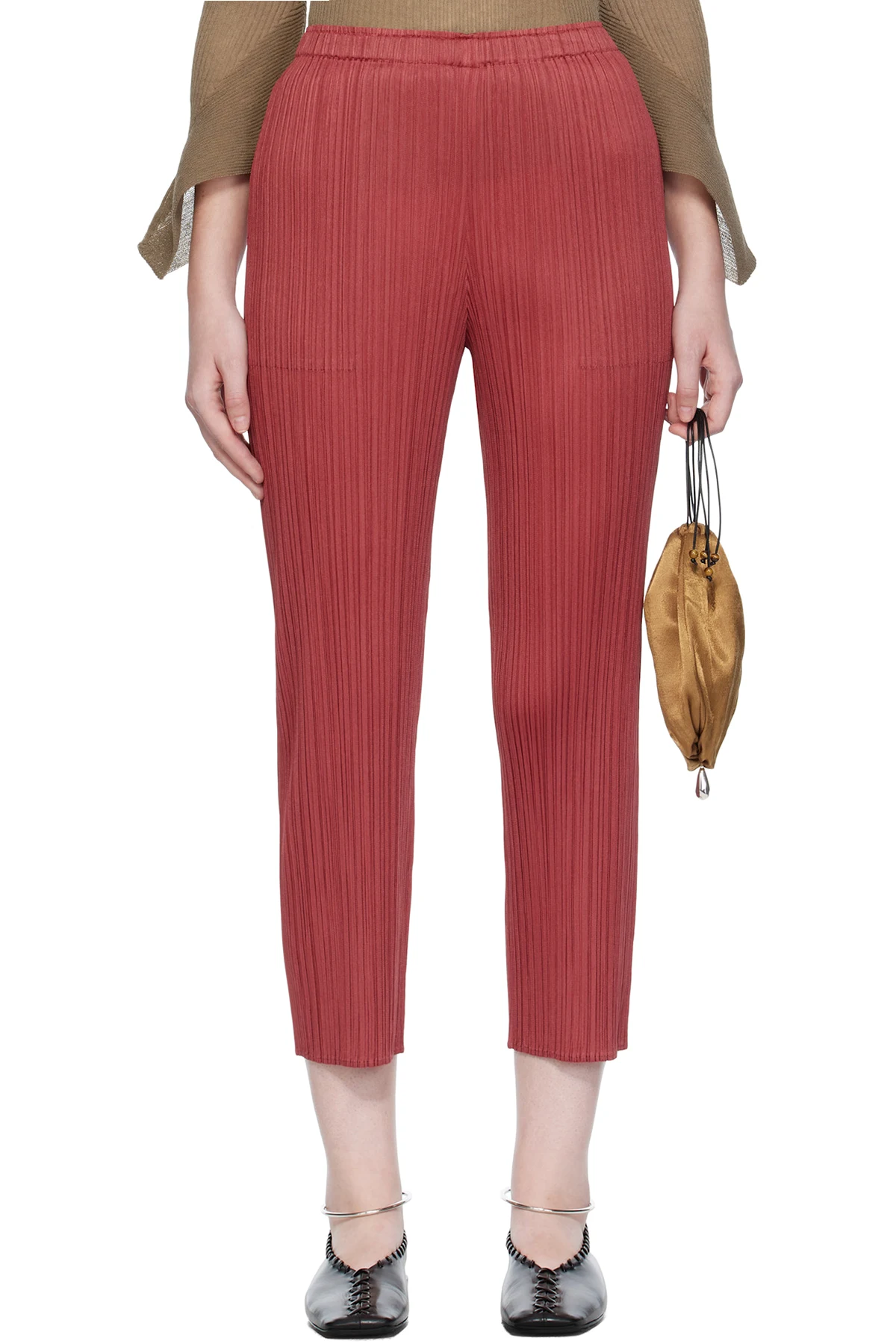 Red Lamp Shade Pants