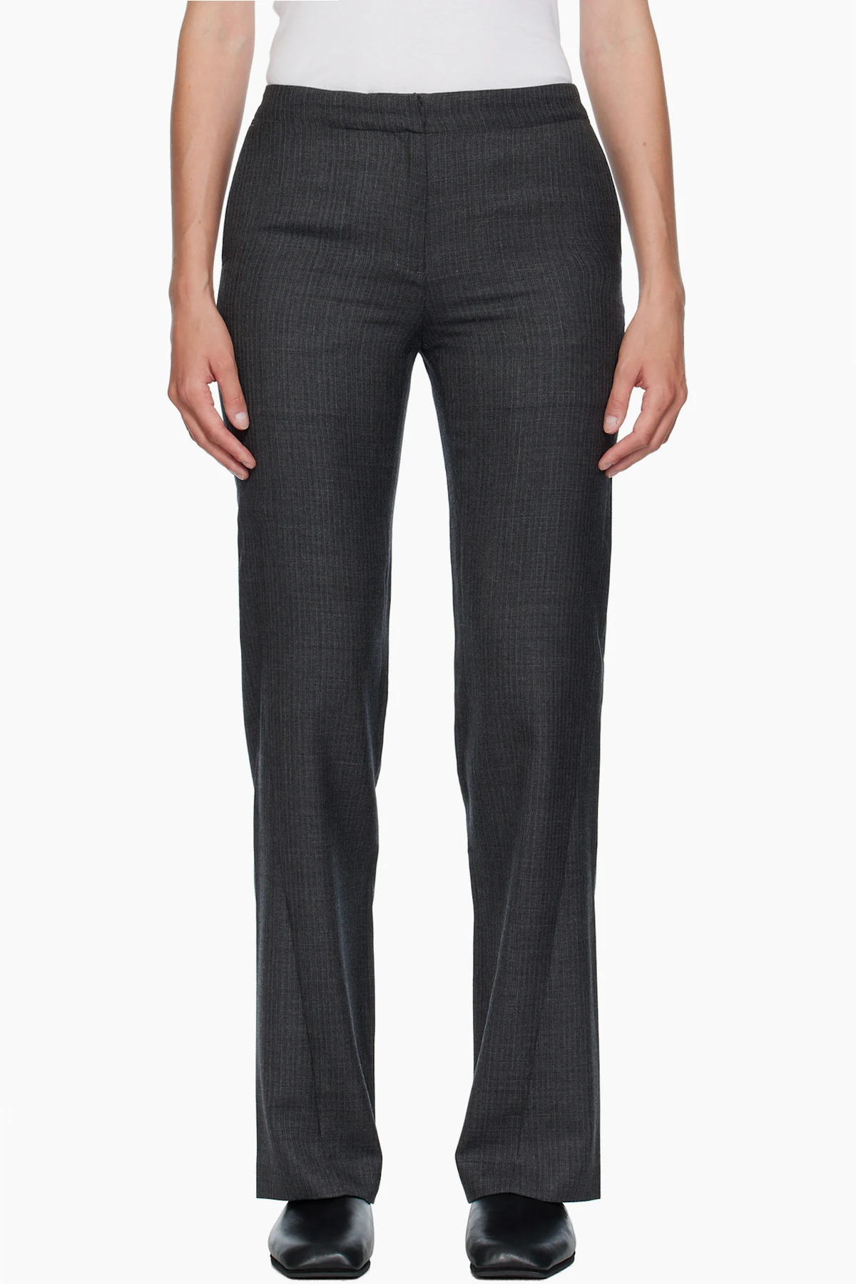 Gray Poise Trousers