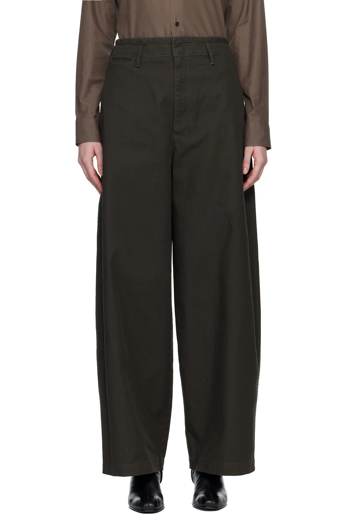 Brown Large Chino Trousers
