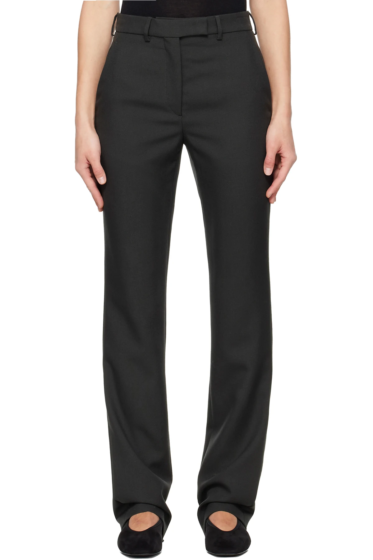 Black Fitted Trousers
