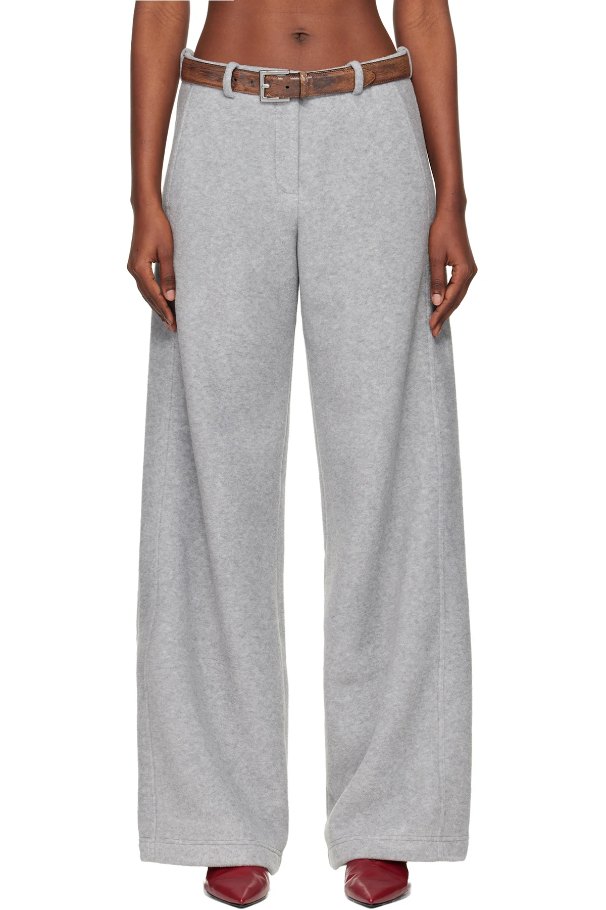 Gray Fleece Trousers