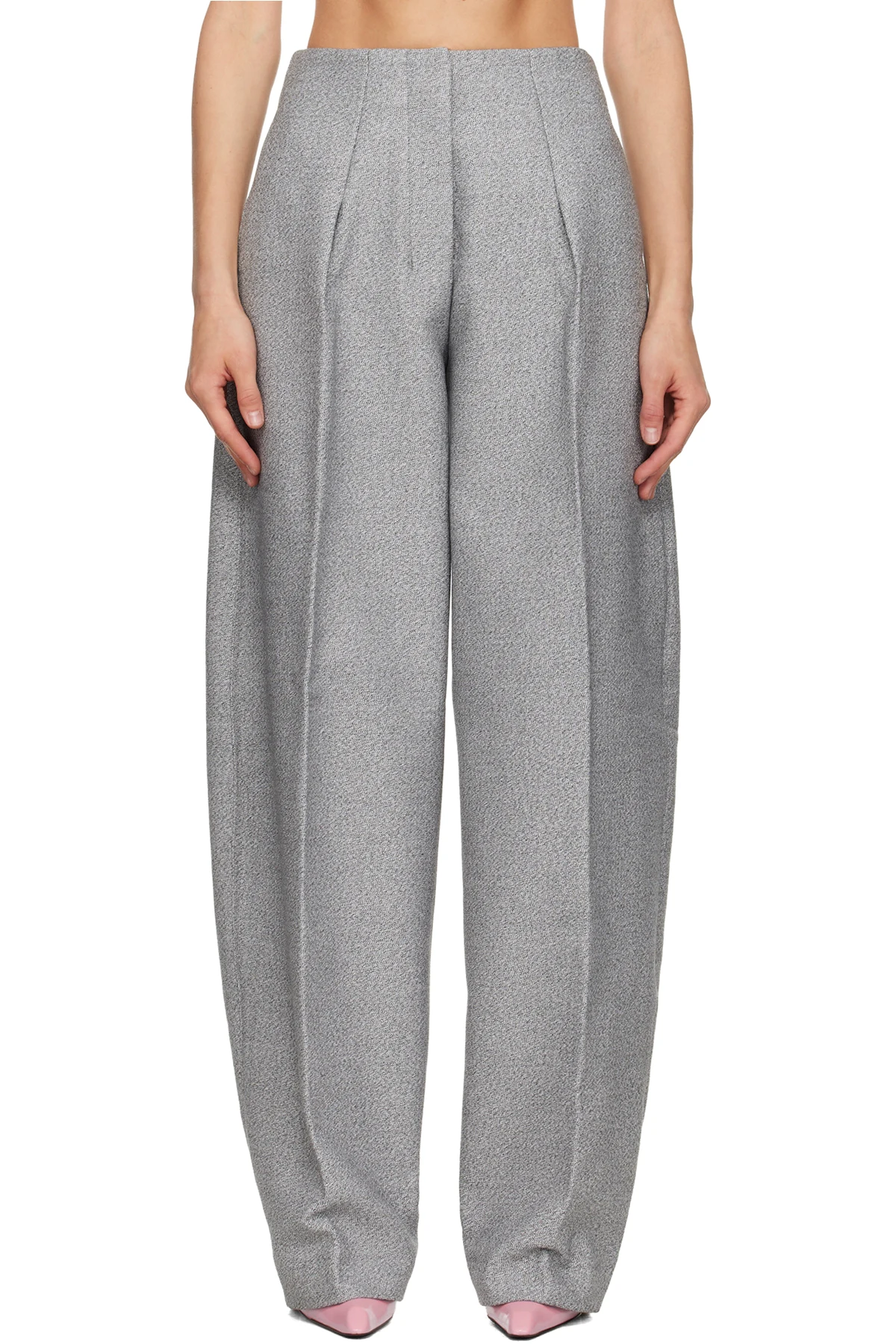 Gray 'The Curvo' Trousers