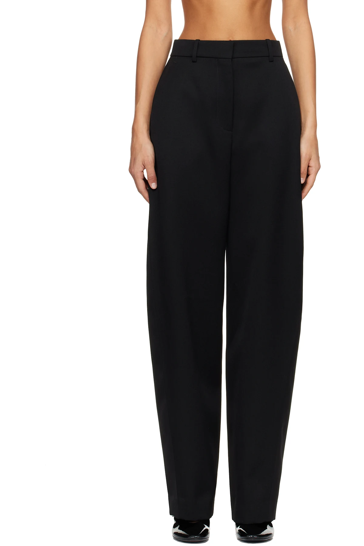 Black Cocoon Tailored Trousers