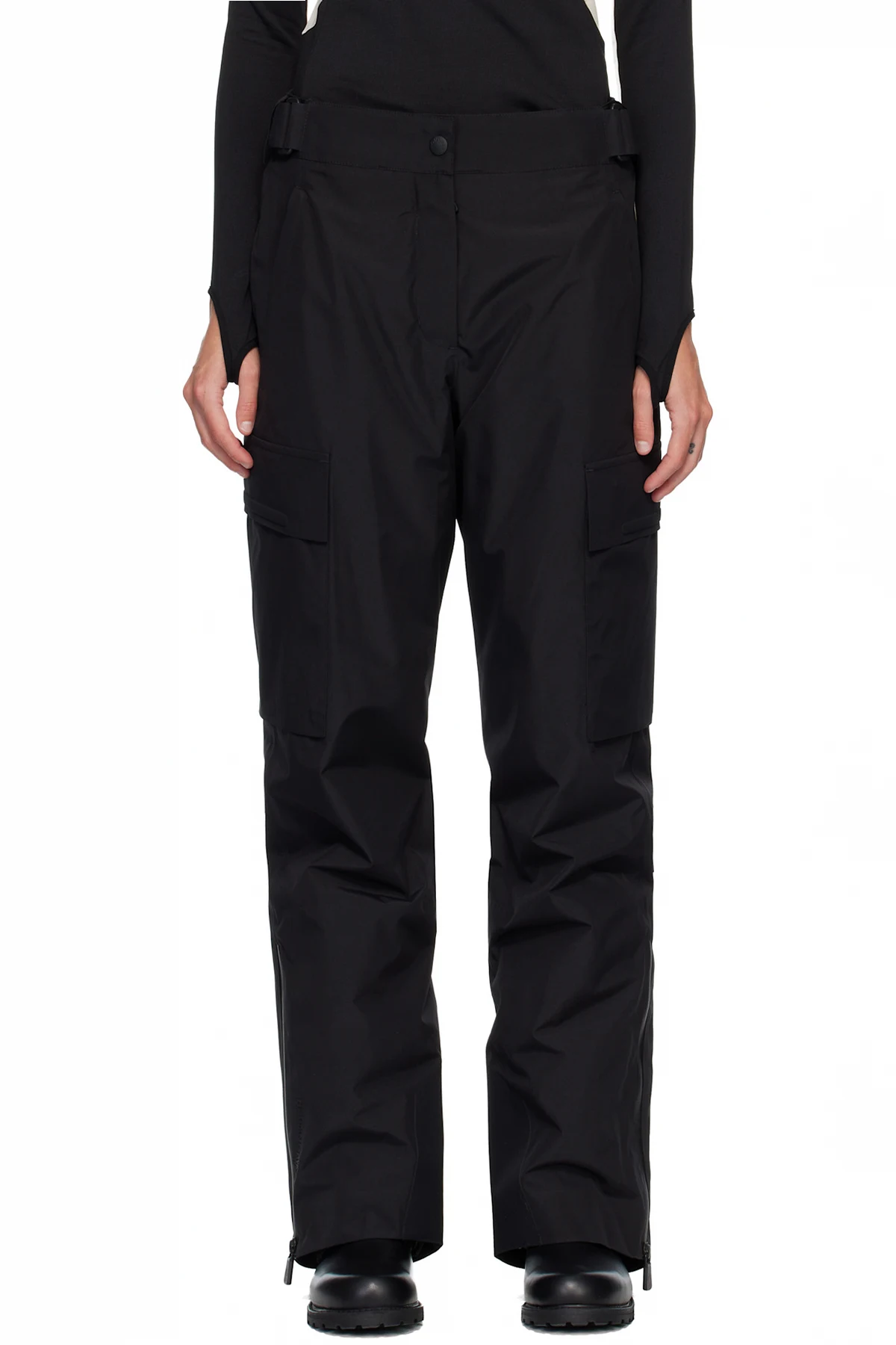 Black Padded GORE-TEX Ski Pants
