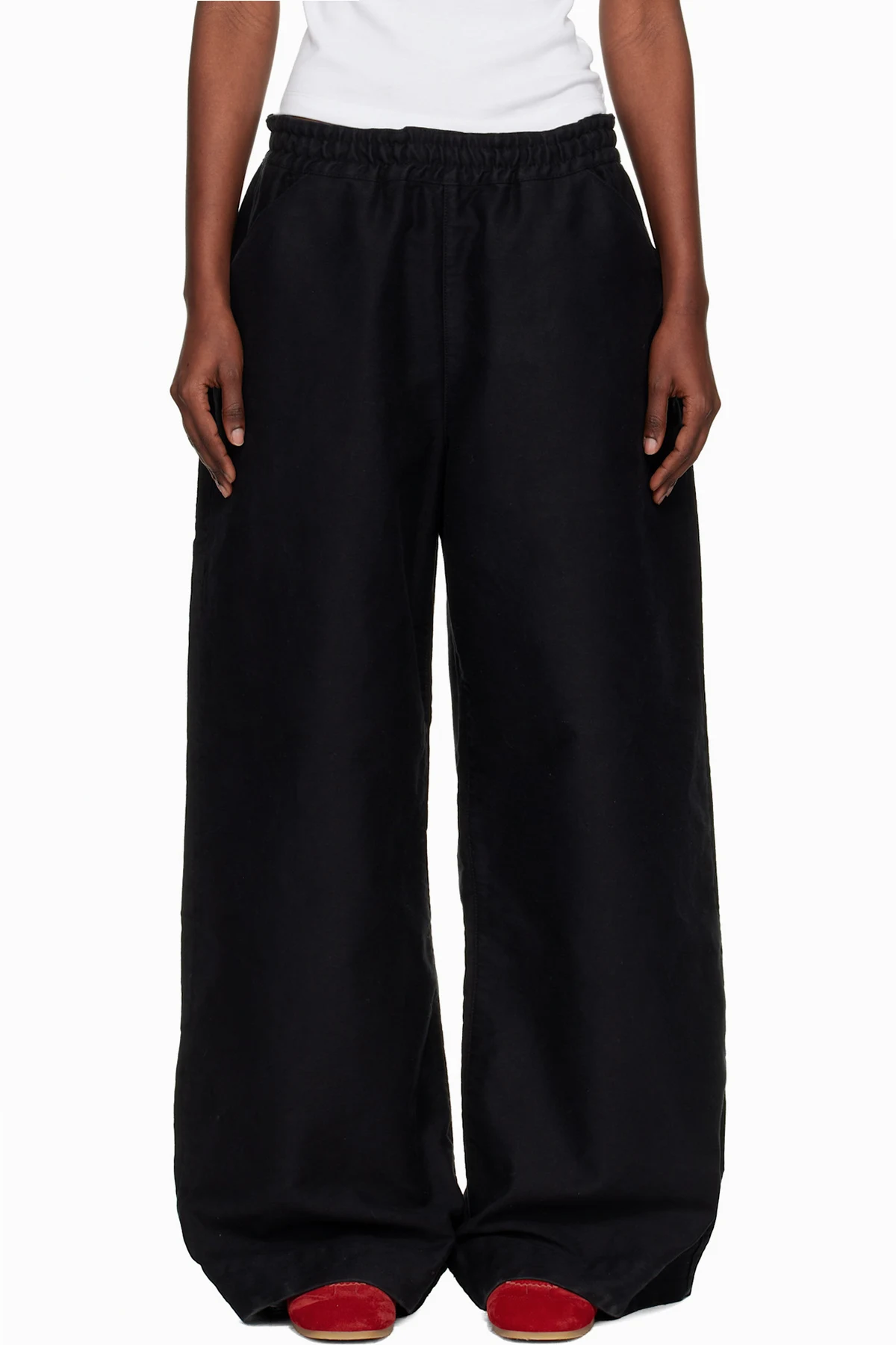 Black Envelope Trousers